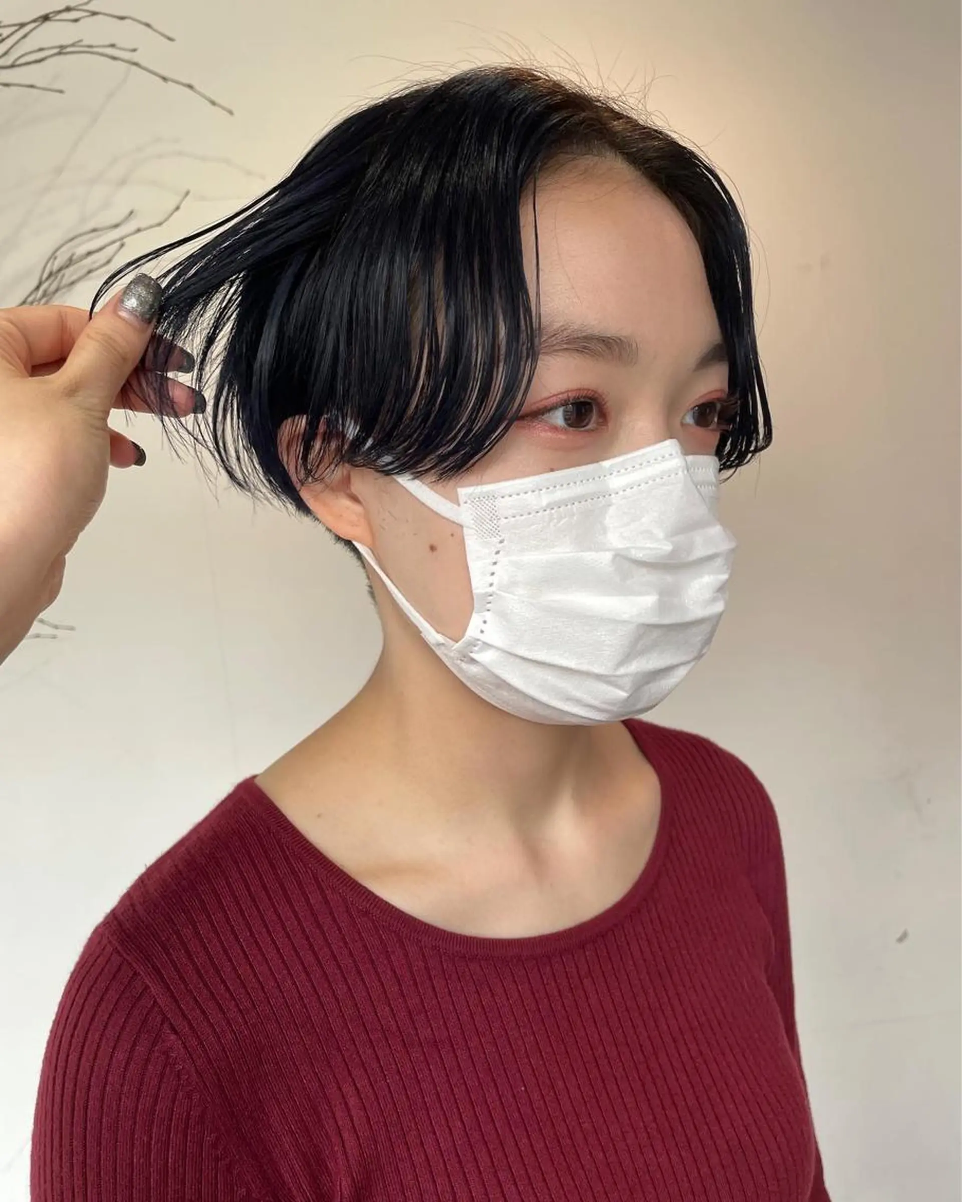 ショート カラー silo所属・silo MOKA 顔周りカット🦦のヘアスタイル