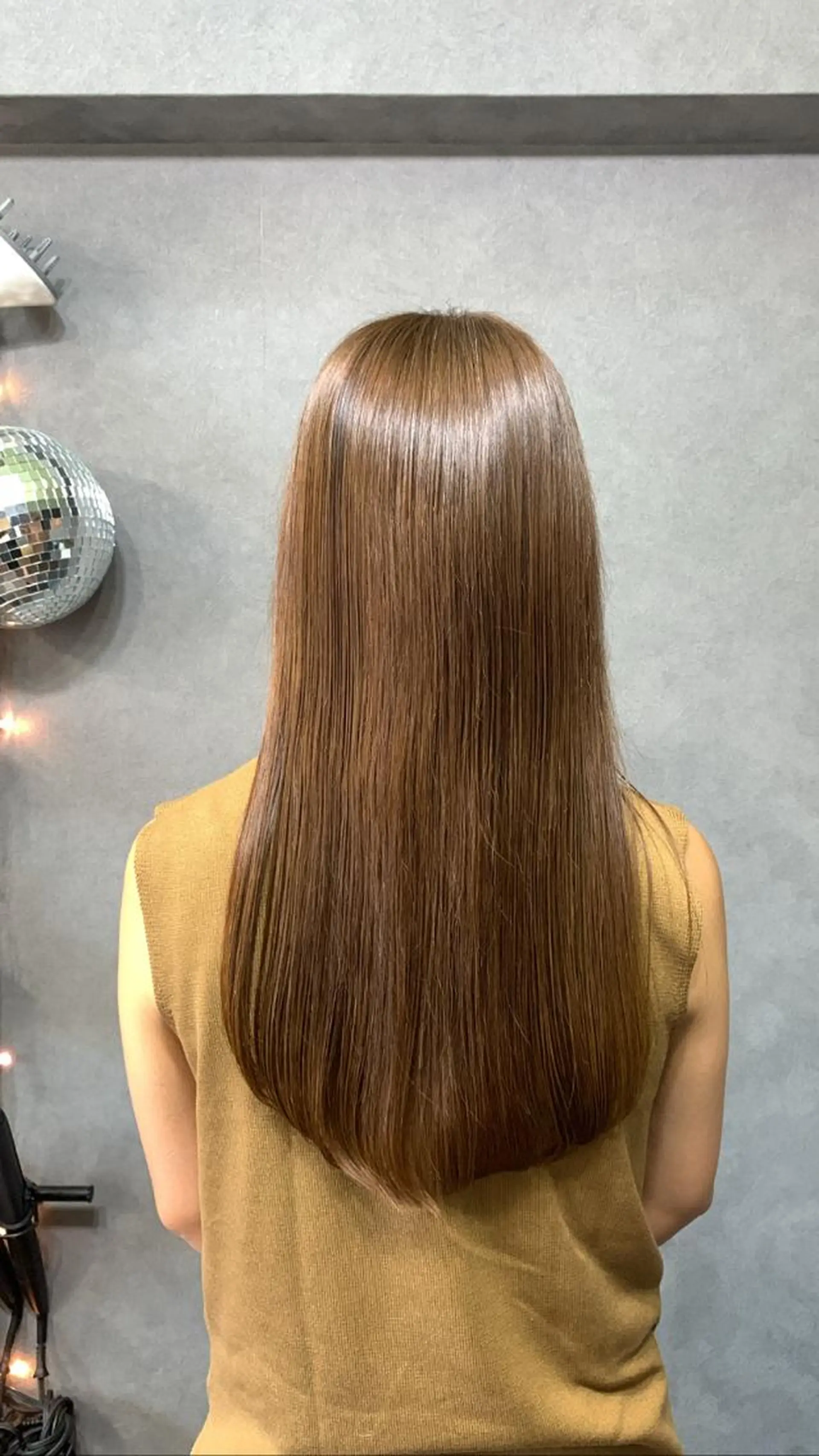 セミロング カラー 髪質改善 トリートメント chouette/ 根本優希のヘアスタイル