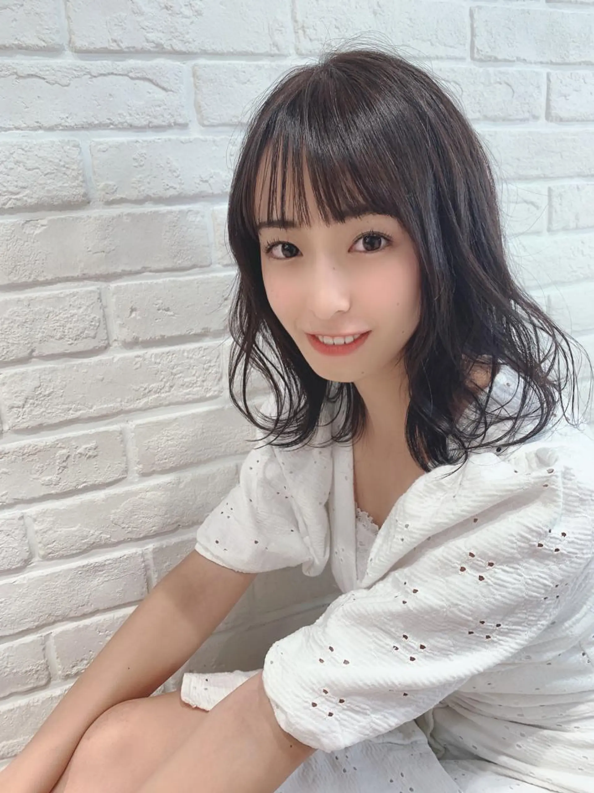 ミディアム カラー カット ヘアカラー なりたいが叶う ながしまじゅんきのヘアスタイル