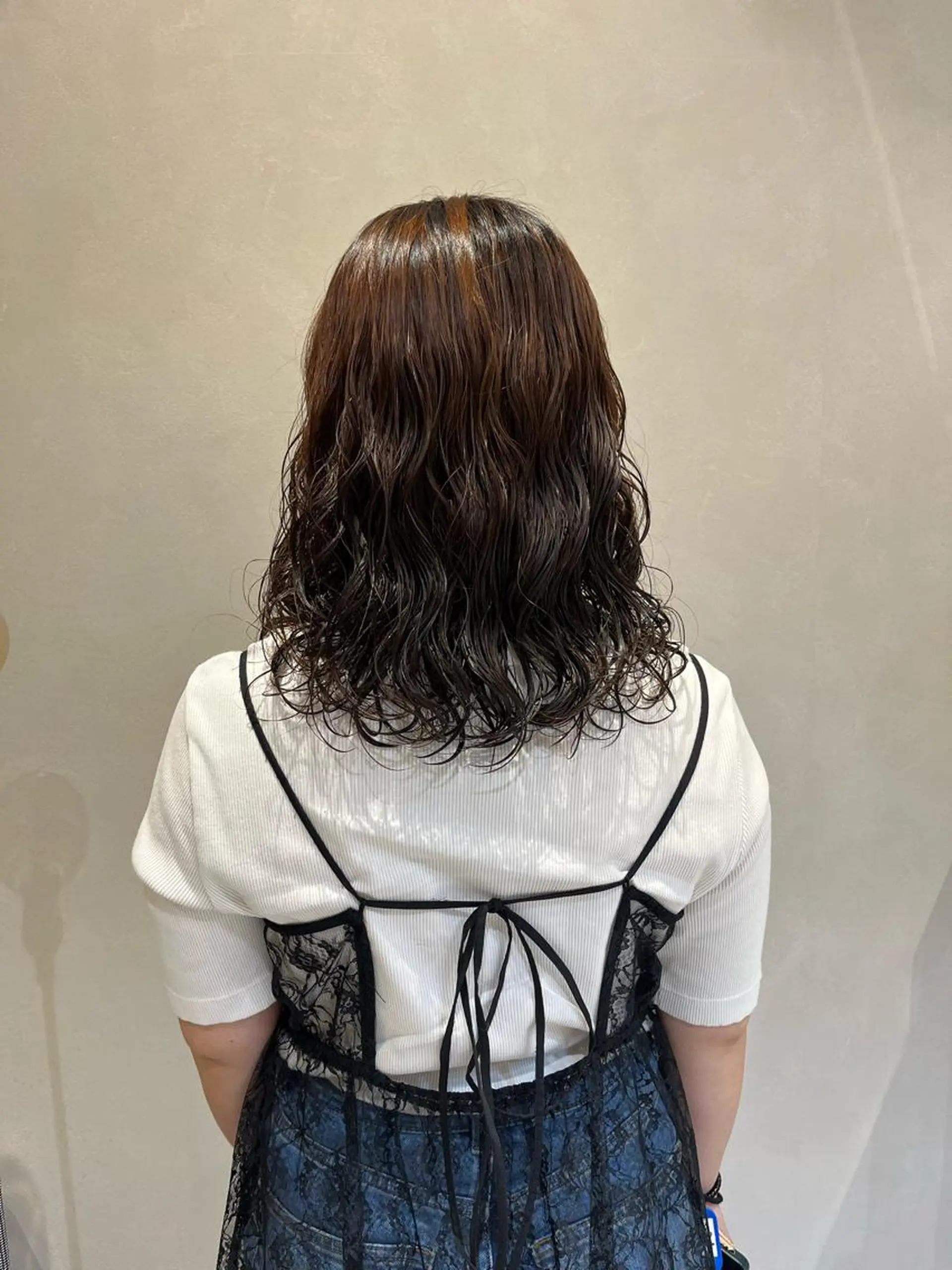 パーマ ニュアンスパーマ 曲がる縮毛矯正　爲石のヘアスタイル