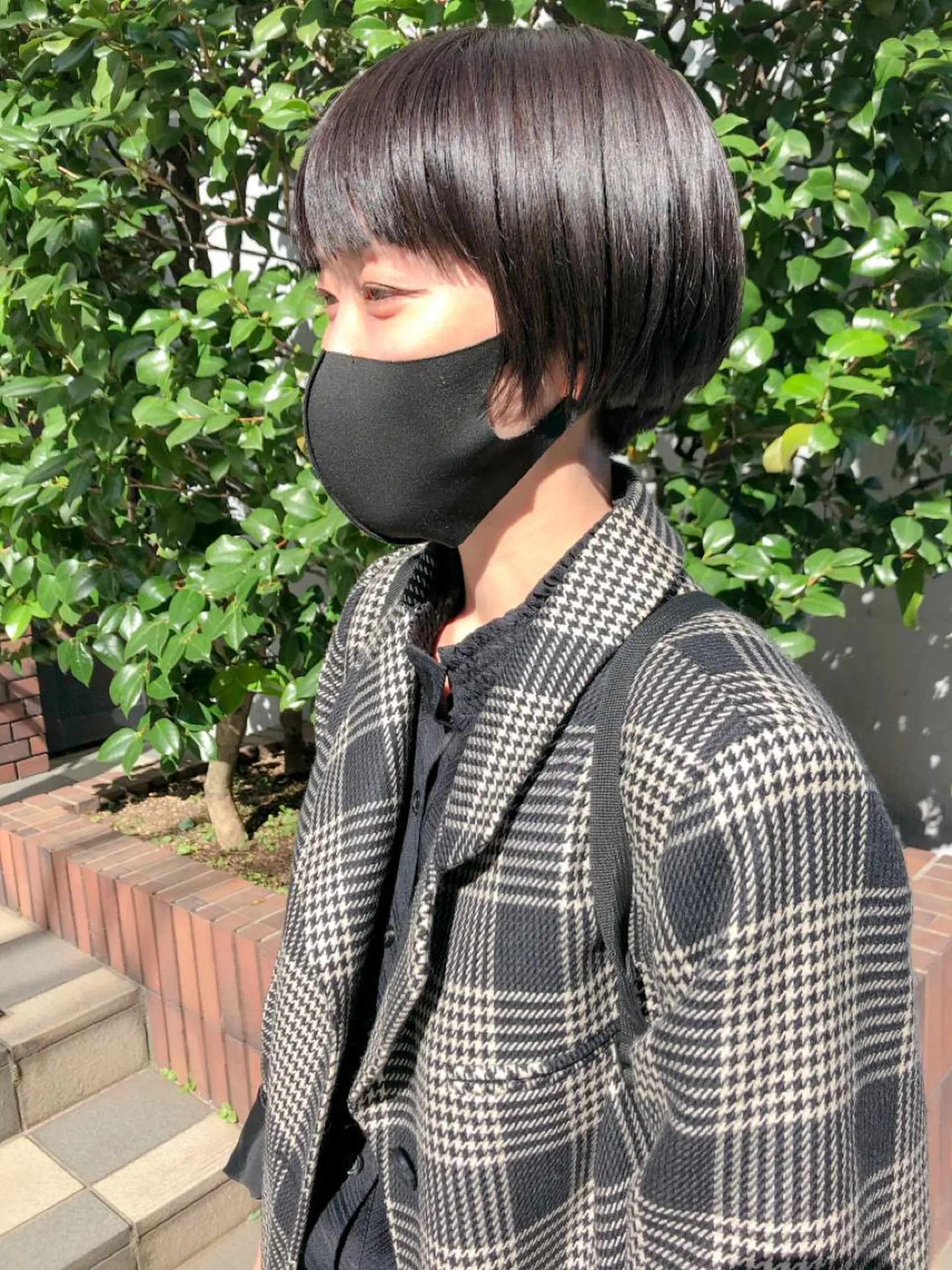 ショート カラー 長井 美佳のヘアスタイル