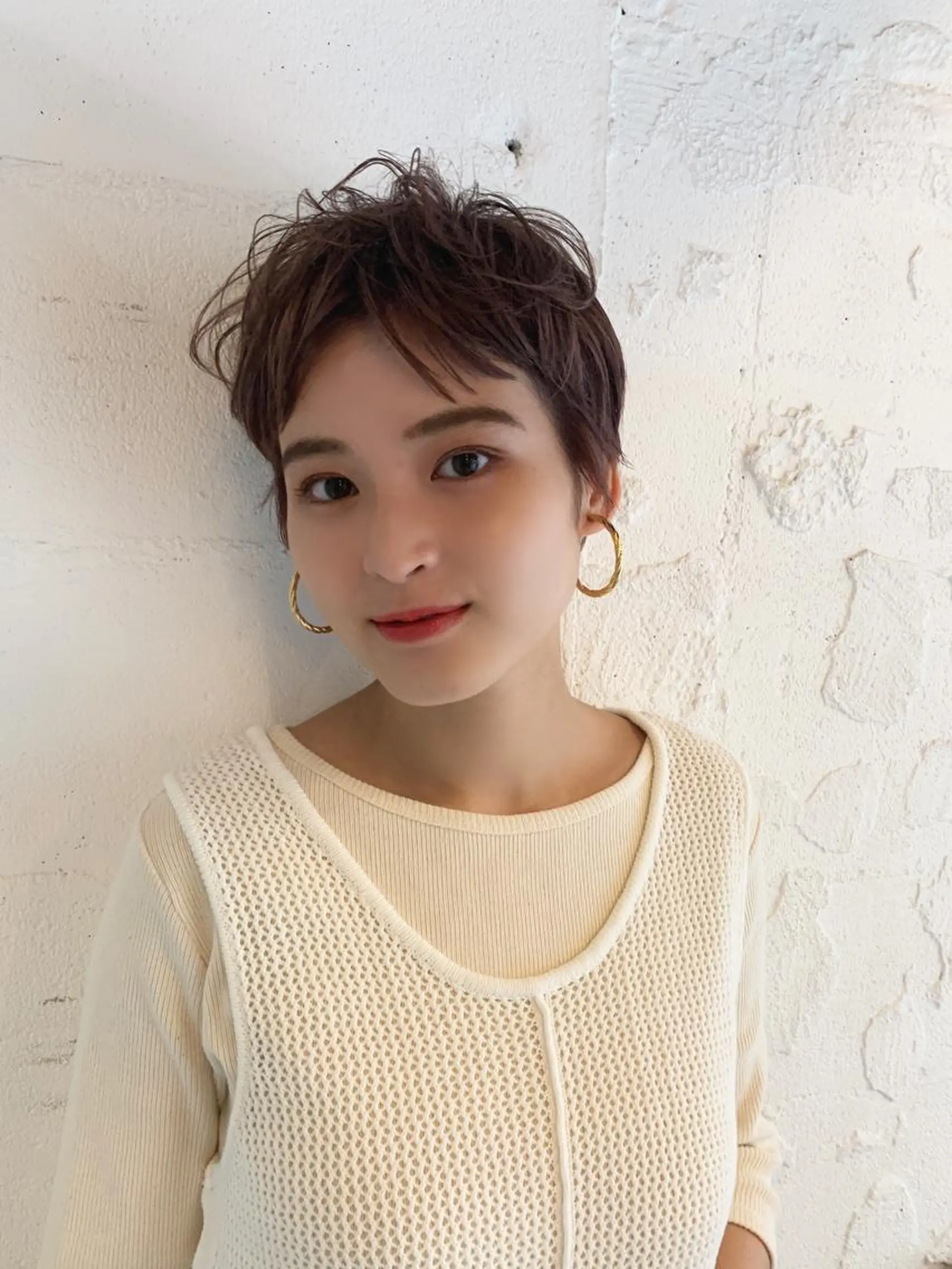 ショート レイヤーカット 髪質改善🌈 tomomiのヘアスタイル
