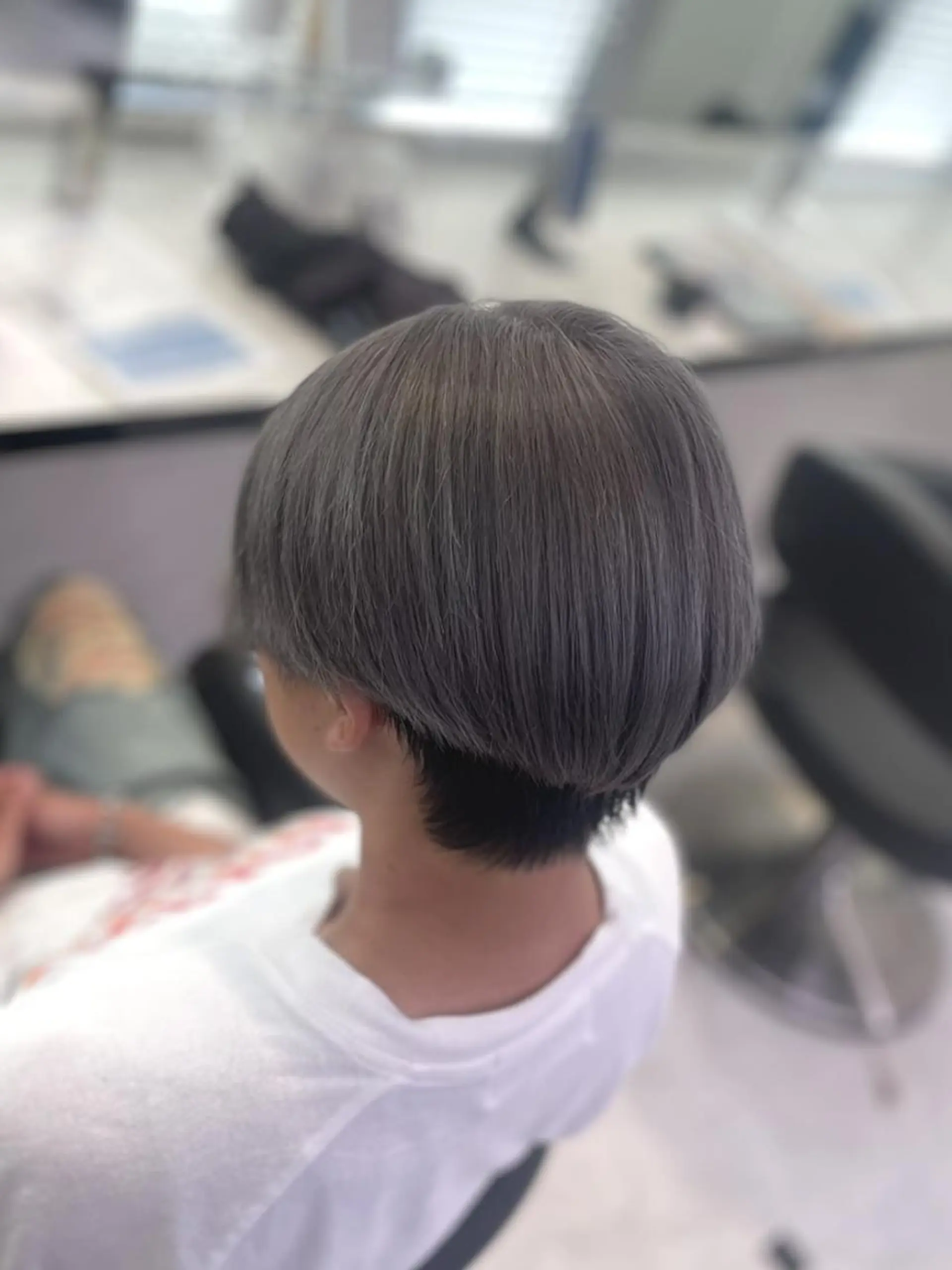 カラー 🍀暗め透け感🍀 赤み消しカラー🍀のヘアスタイル