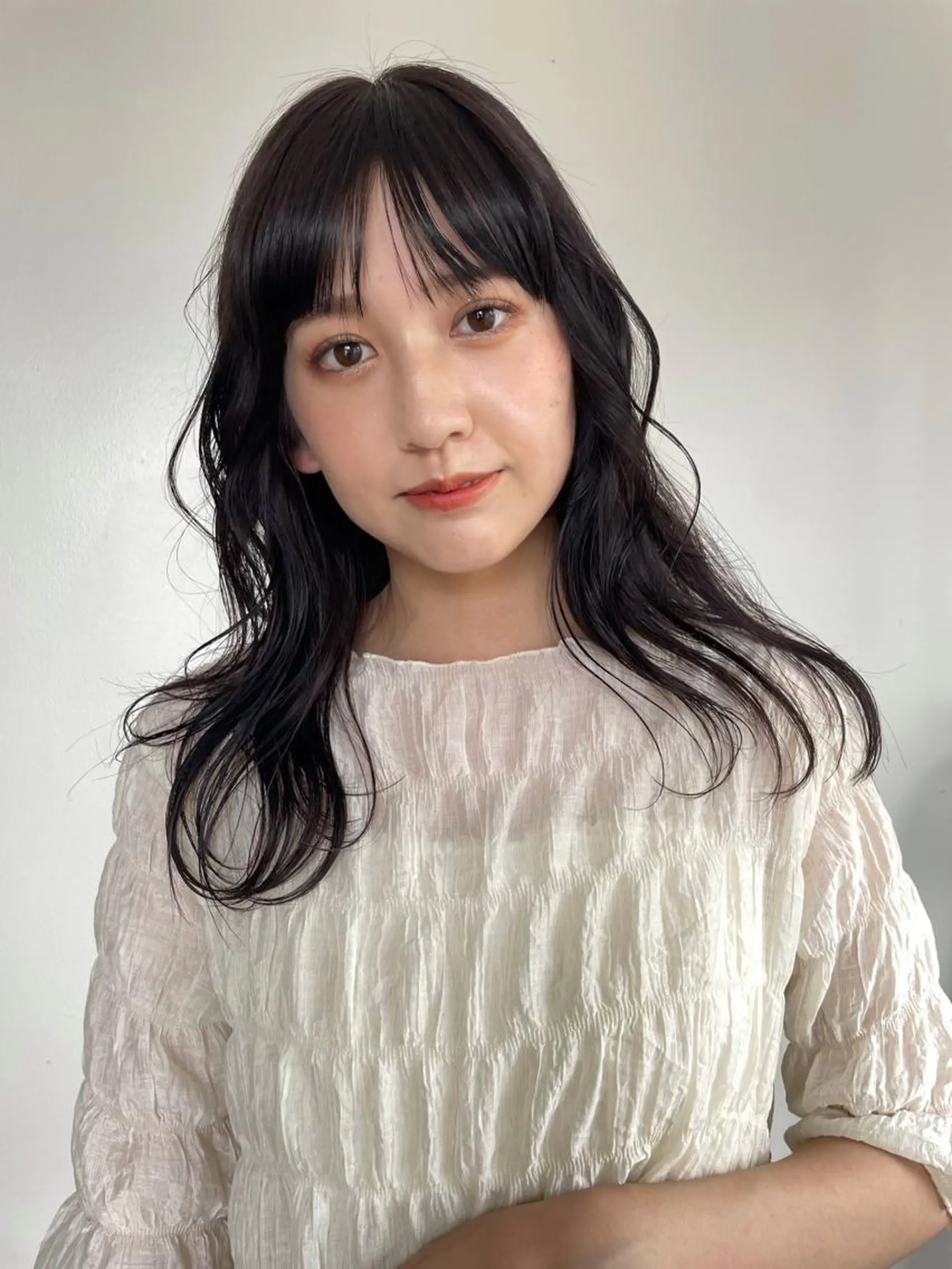 セミロング レイヤーカット silo所属・silo MOKA 顔周りカット🦦のヘアスタイル