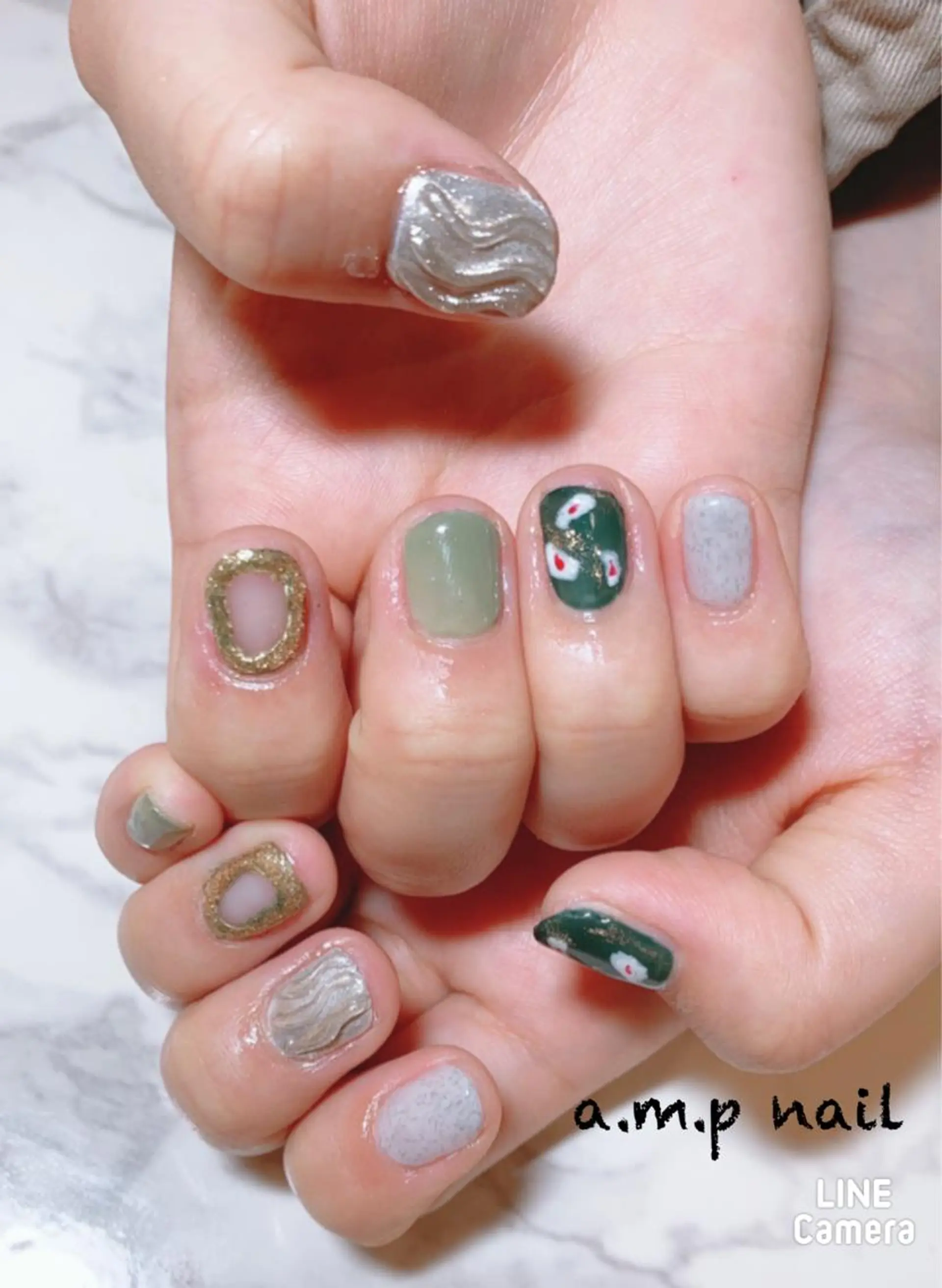 ネイル ハンドネイル a.m.p nail所属・高山 奈津美のネイルデザイン