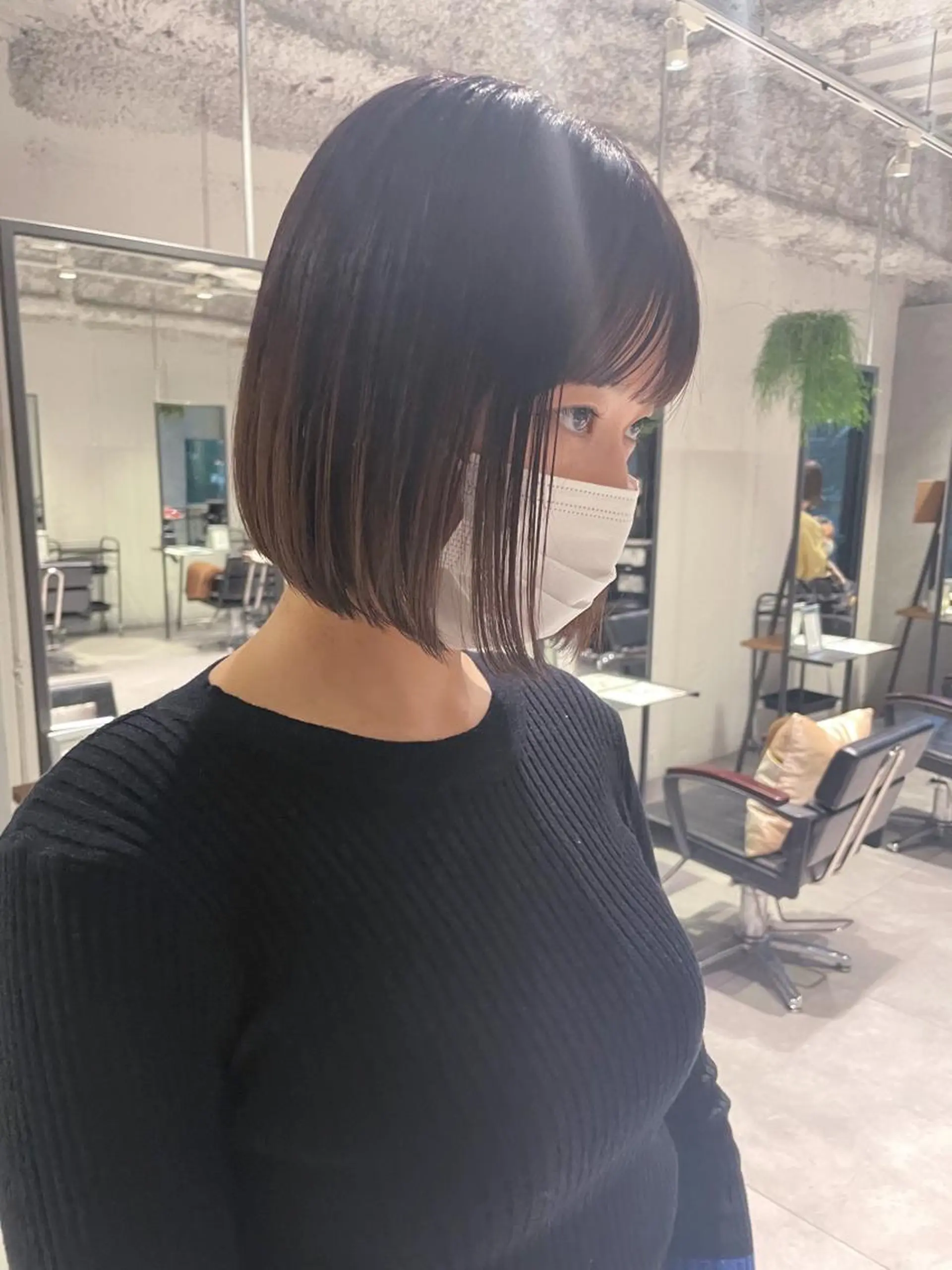 ショート ボブ 髪質改善 美髪矯正/艶カラー ボブ/栄/鐘ヶ江純也のヘアスタイル