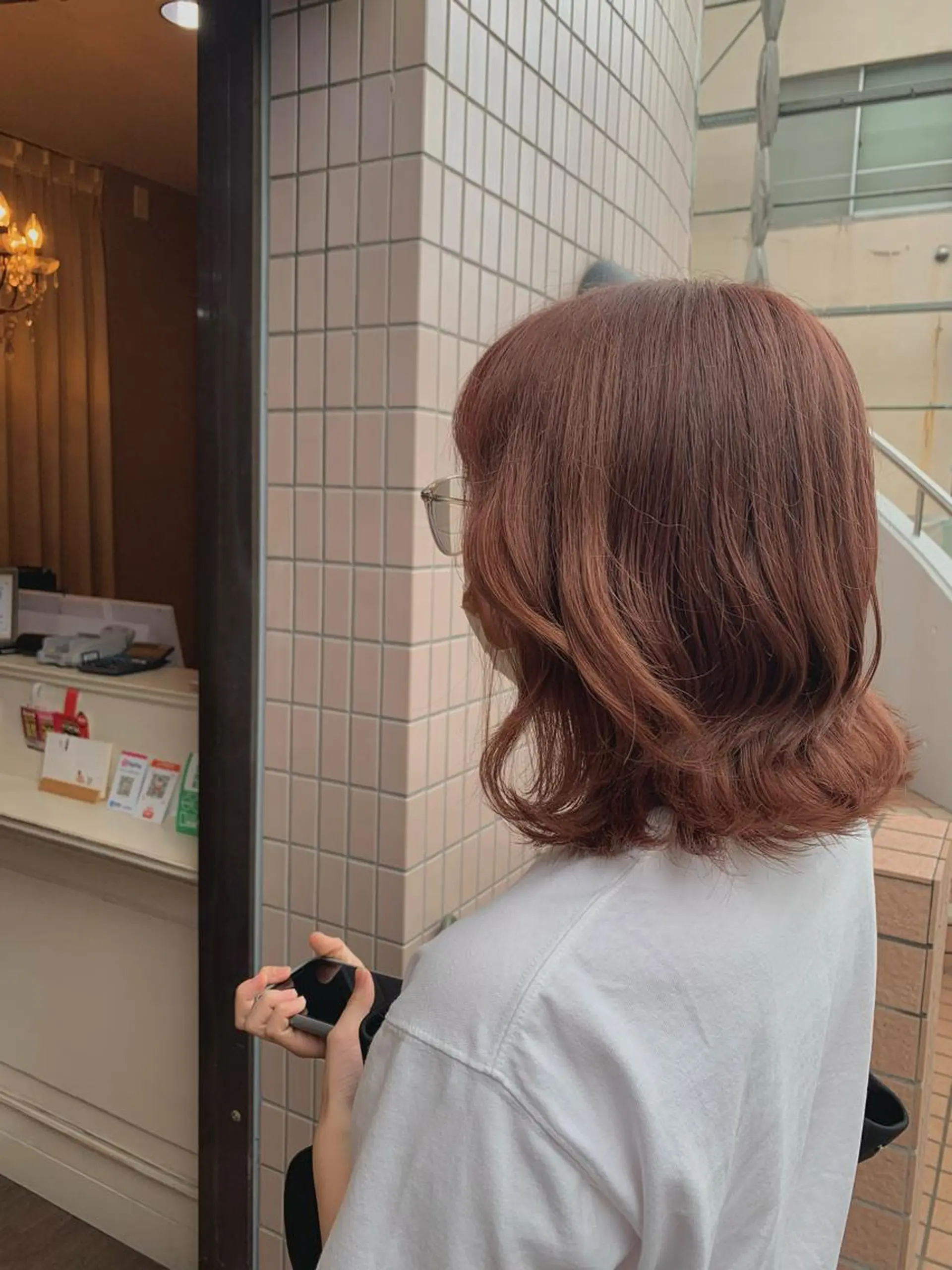 セミロング カラー Lunapiena所属・Lunapiena 🫧ナナのヘアスタイル