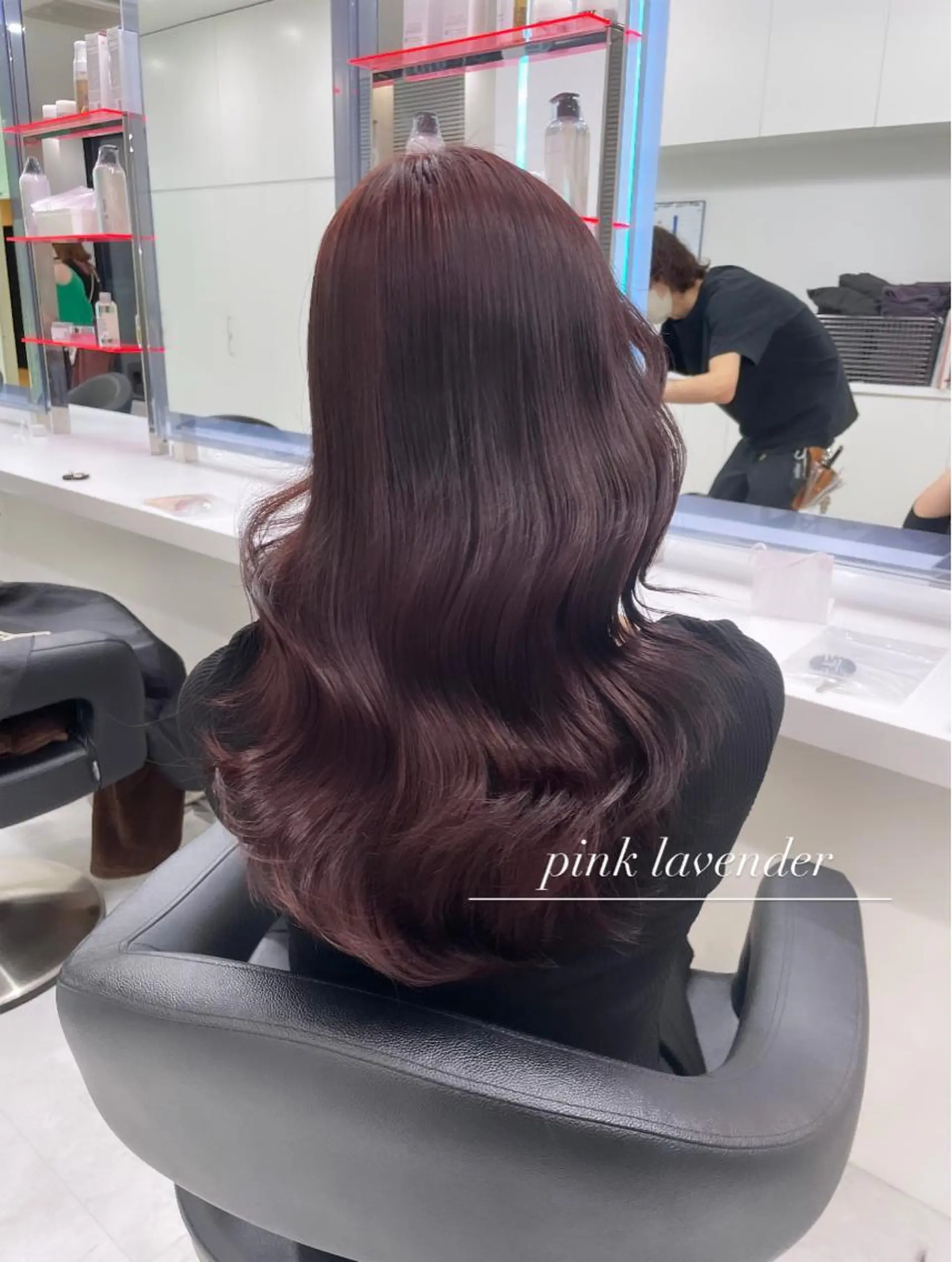 セミロング カラー ヘアアレンジ Ella所属・nana【艶髪】/ レイヤー/縮毛矯正のヘアスタイル