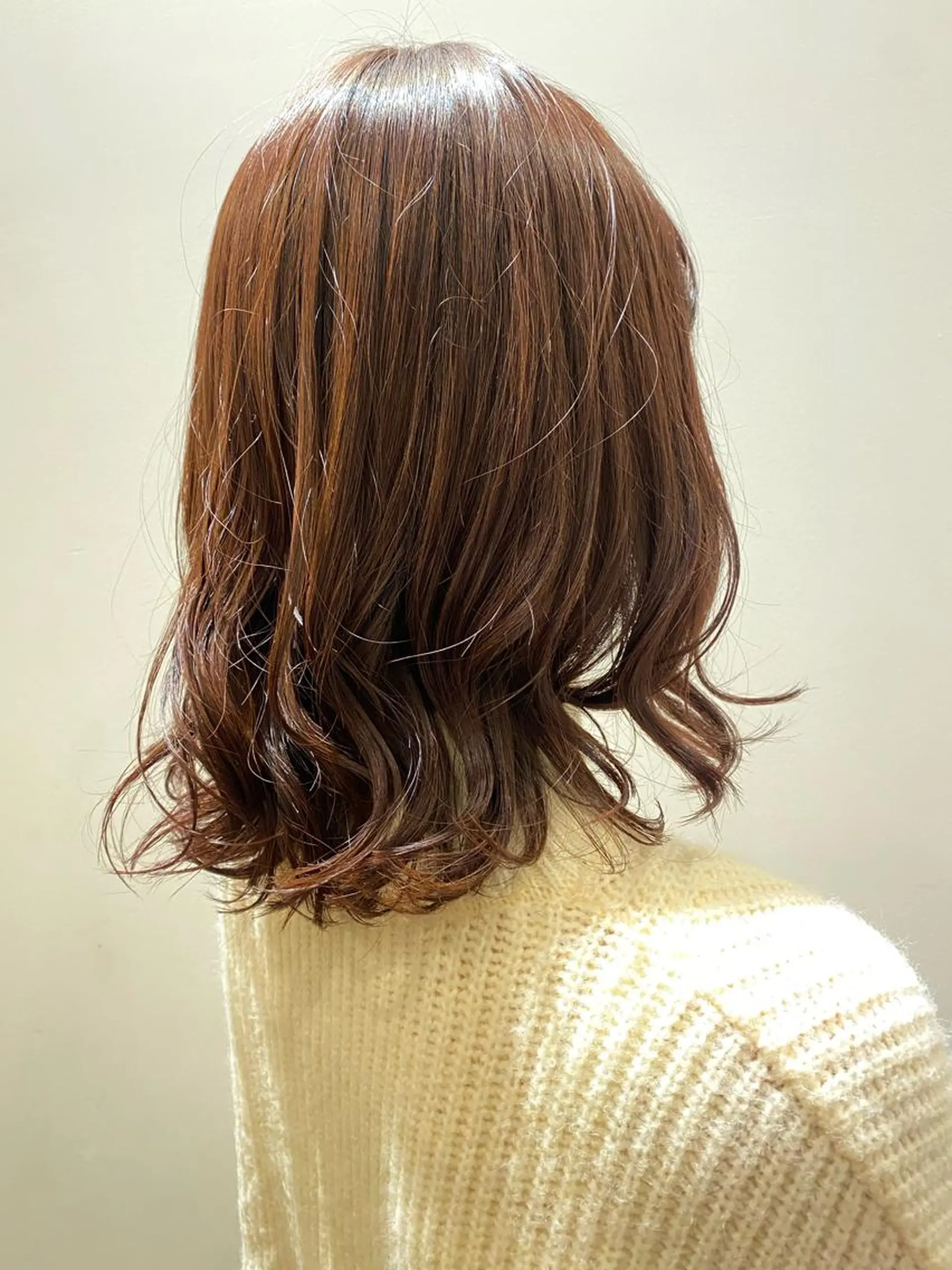 ミディアム カラー ヘアカラー 門崎未依/レイヤー/ メンズカット🪿のヘアスタイル