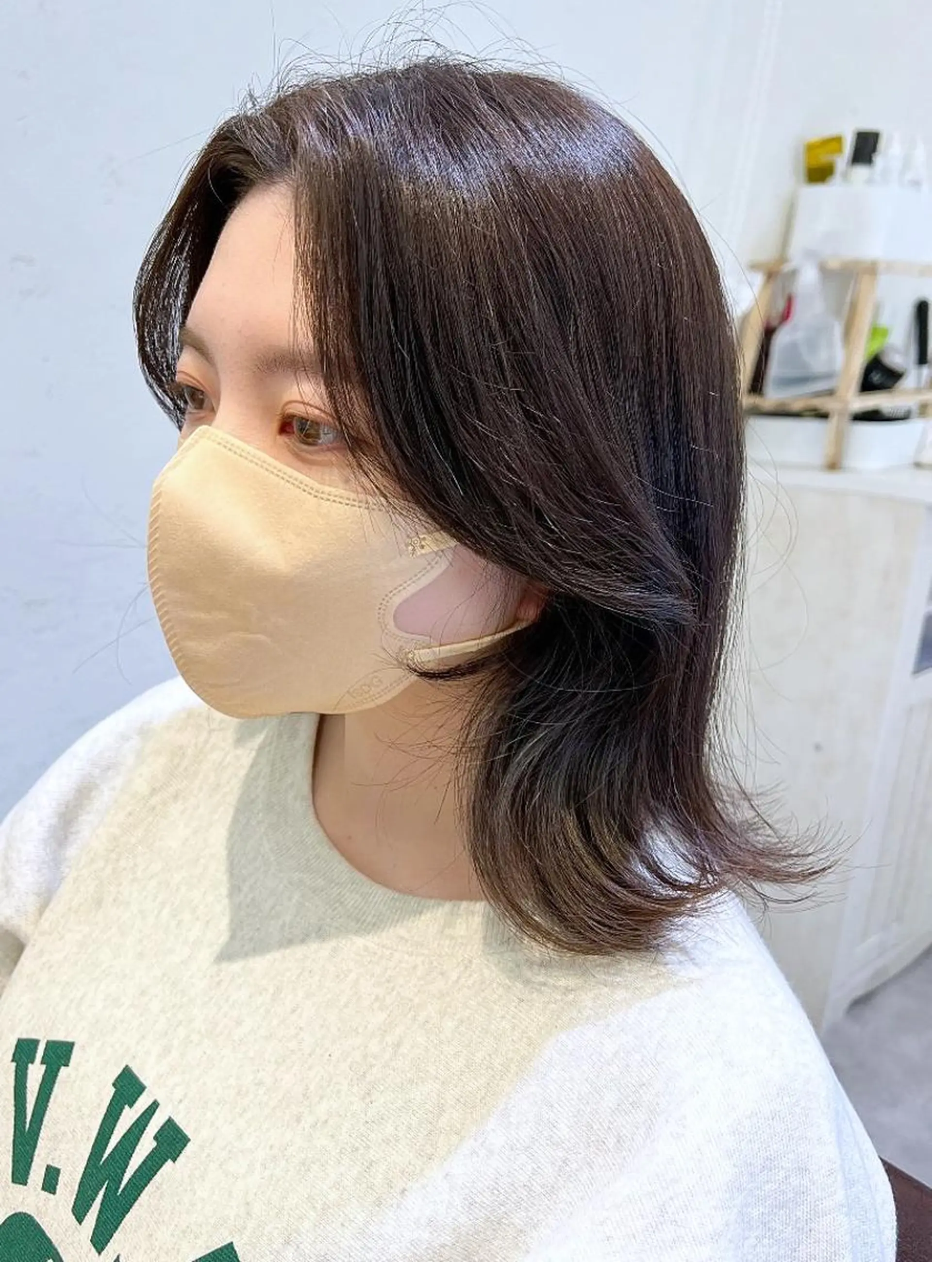ミディアム カラー カット ヘアカラー 韓国ヘア×髪質改善 /yoshikaのヘアスタイル