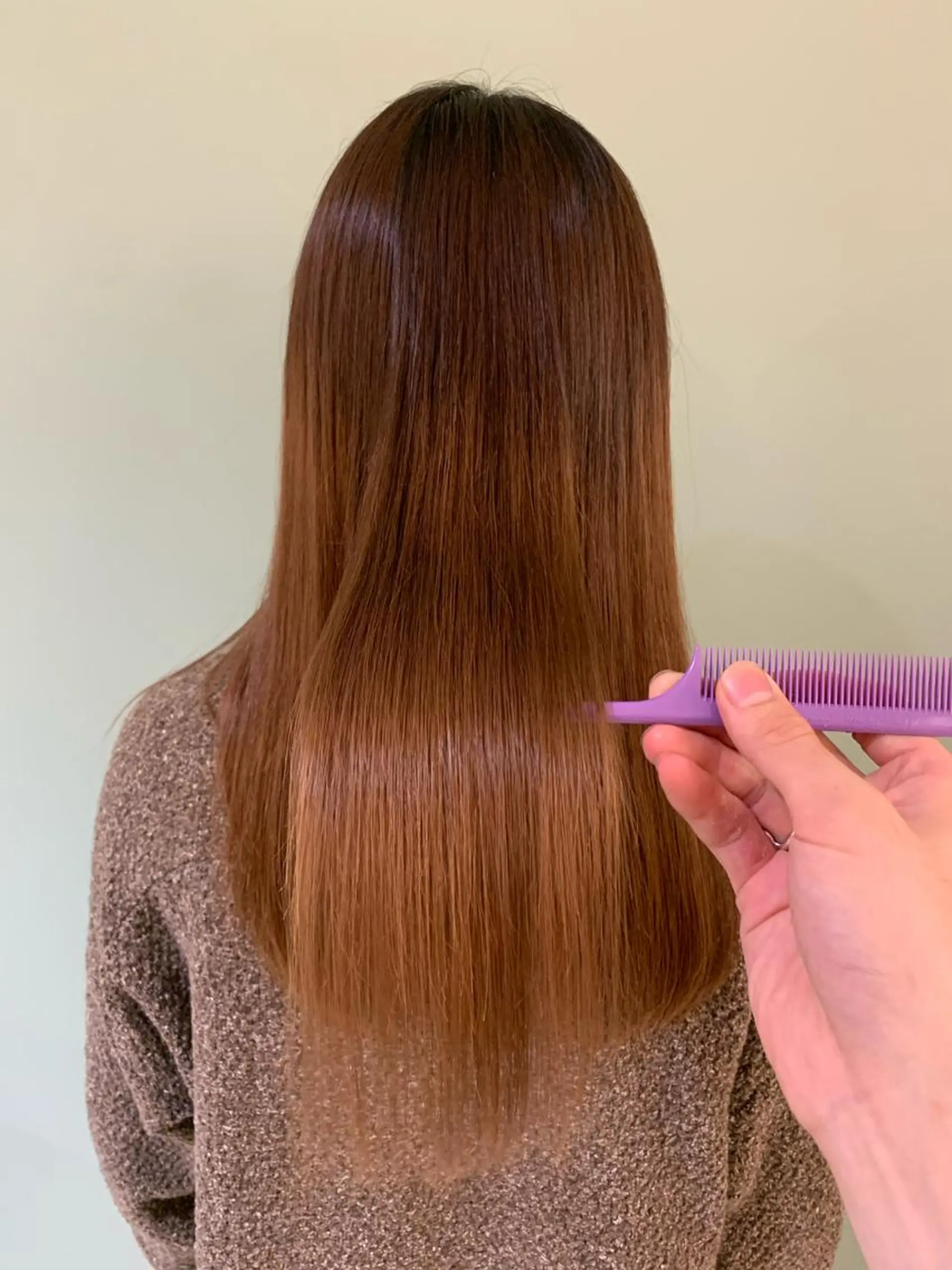 ロング カット ヘアカラー ハイトーン/メンズ/ ウルフ特化   小松のヘアスタイル