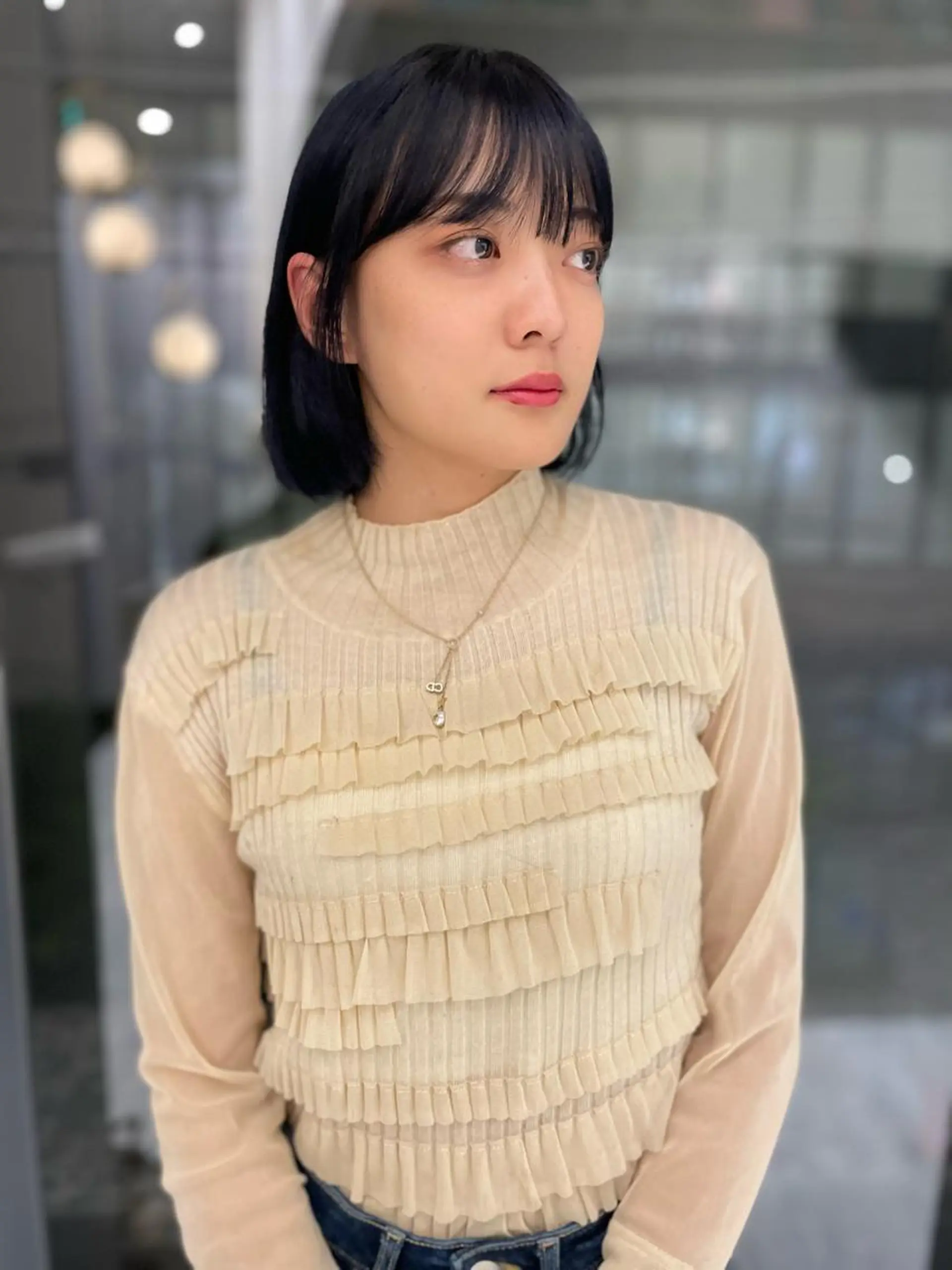 ショート カラー カット ヘアカラー トリートメント SALOWIN所属・ブリーチ✨ ボブ✨レイヤーのヘアスタイル