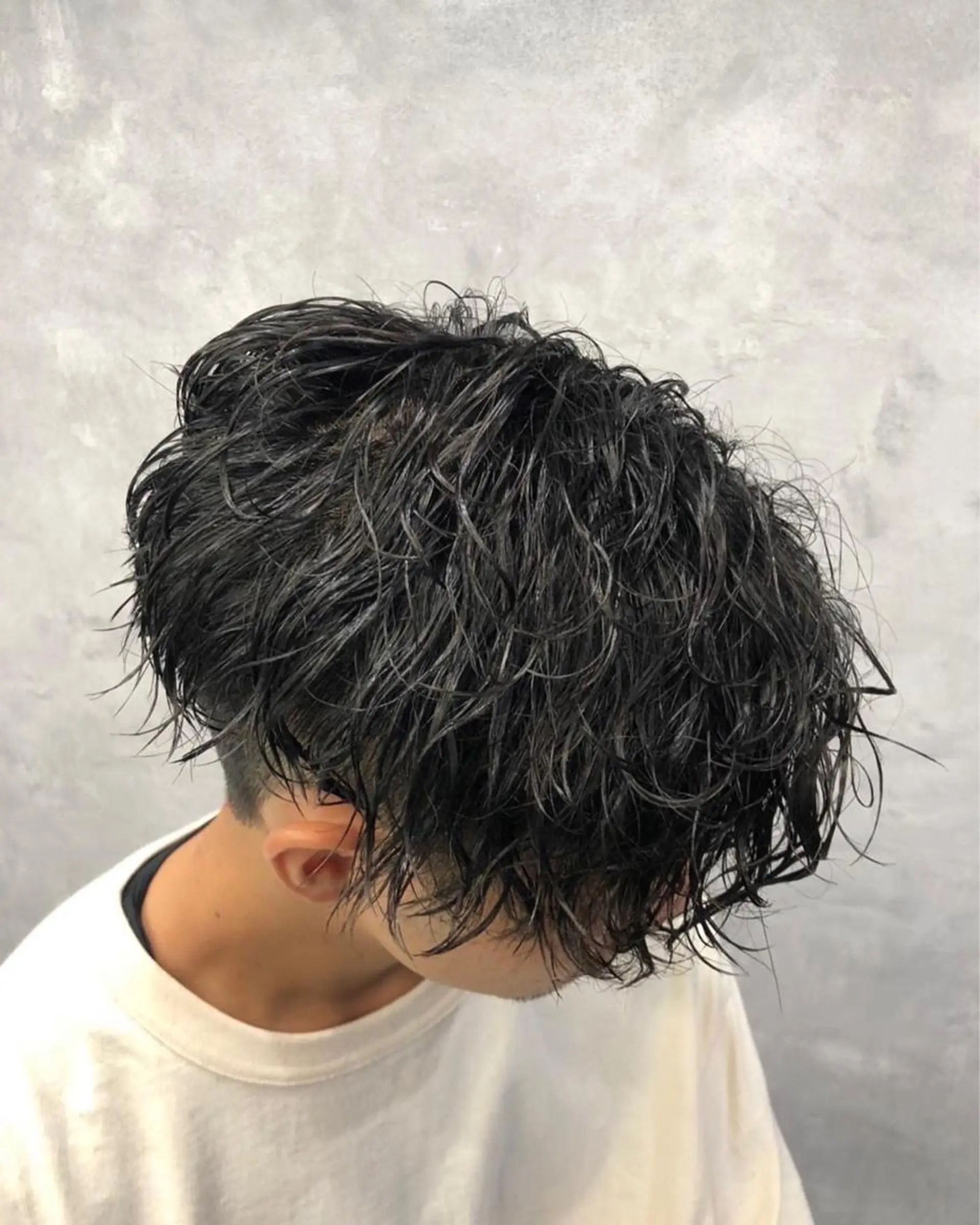 パーマ メンズ カット パーマ 大塚 大飛のヘアスタイル