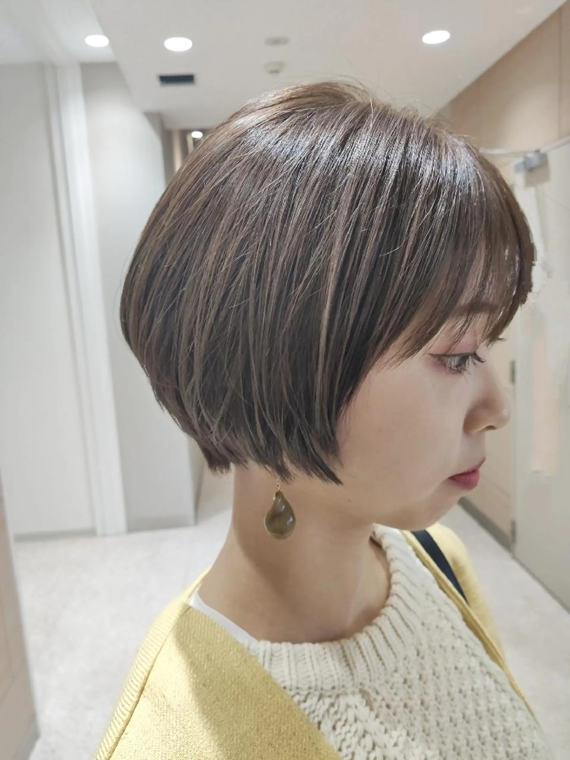 ショート カラー ハンサムショート ショートヘア カット ヘアカラー トリートメント 伊藤 瞭のヘアスタイル