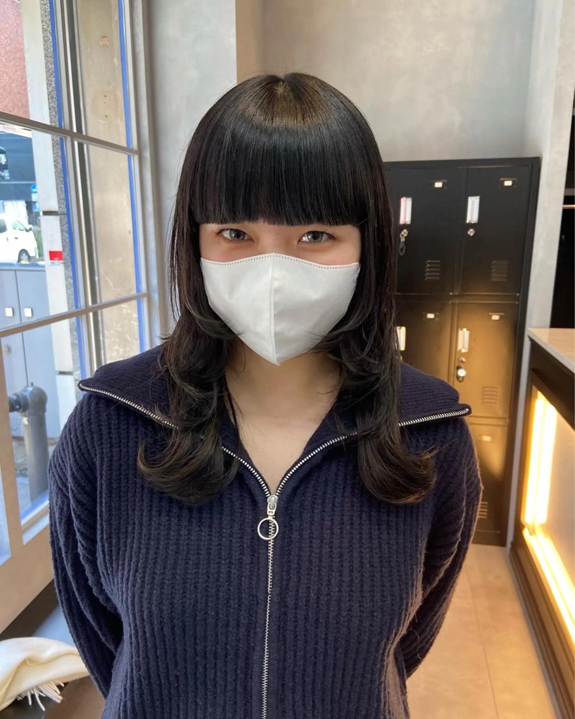 セミロング カラー アッシュ ウルフカット カット ヘアカラー トリートメント amie   水戸所属・レイヤー💧艶髪 💧Syotaのヘアスタイル