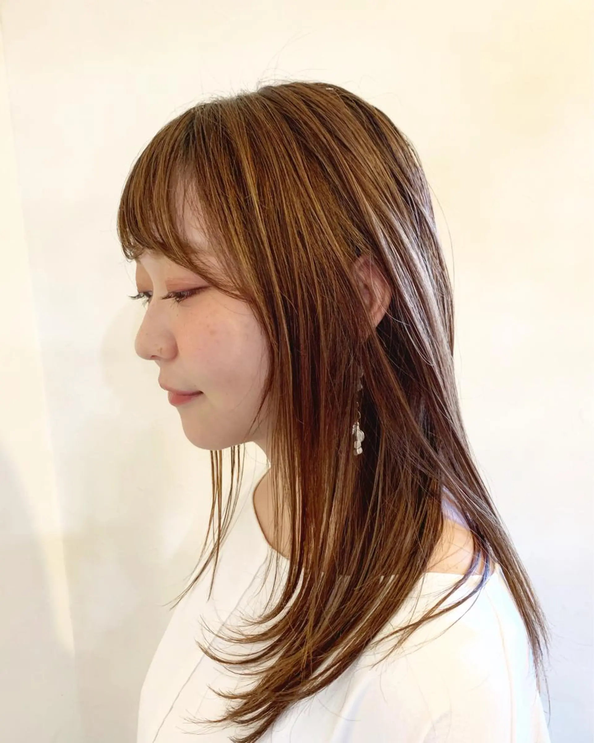 セミロング カラー Laissez Deuxのヘアスタイル