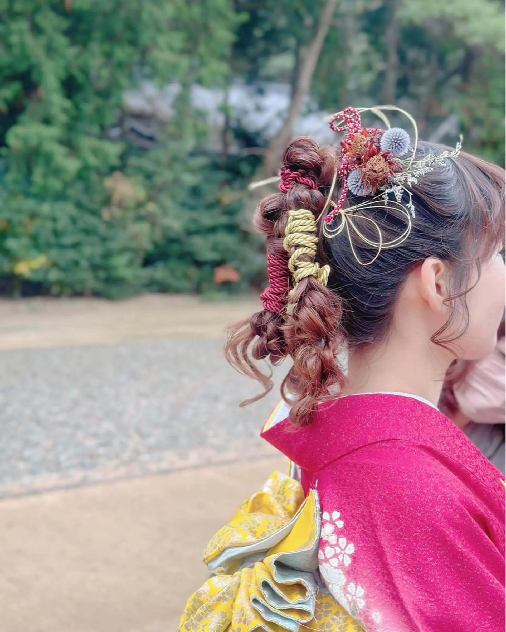 ロング ヘアアレンジ 着付け GRANLUSSO 〜グランルッソ駅前店所属・木口 嘉美のヘアスタイル