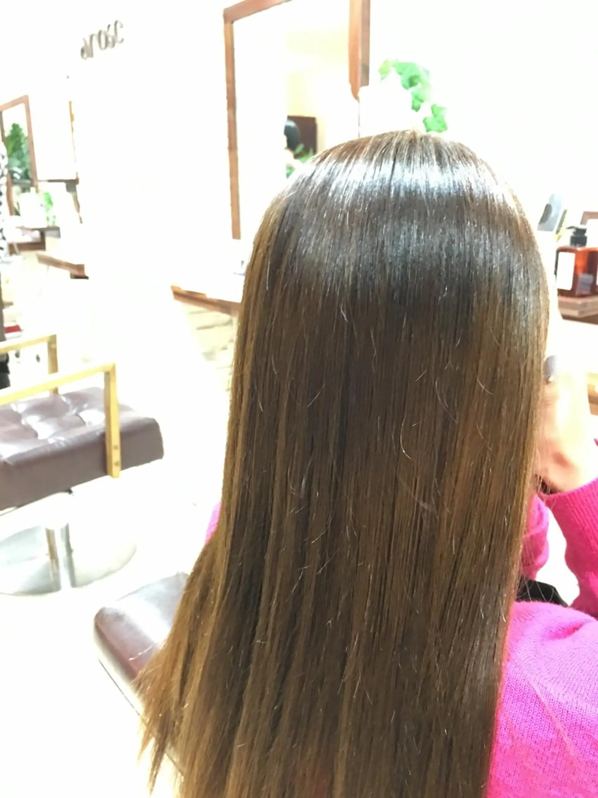 ロング ロング カット 縮毛矯正 田中 就のヘアスタイル