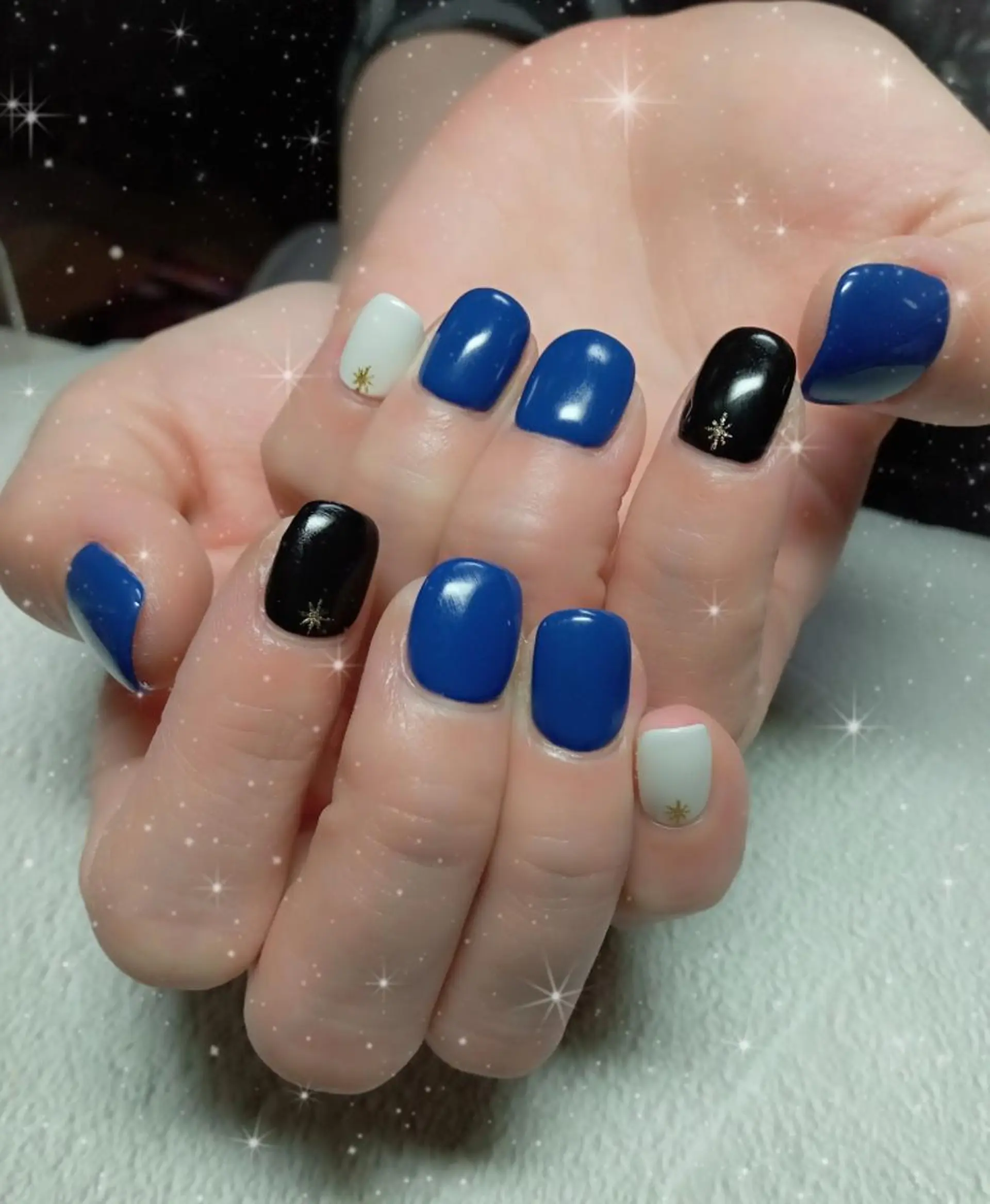 ネイル ハート キラキラネイル マグネットネイル ビー玉ネイル マットネイル ハンドネイル flure de neige yukiのネイルデザイン