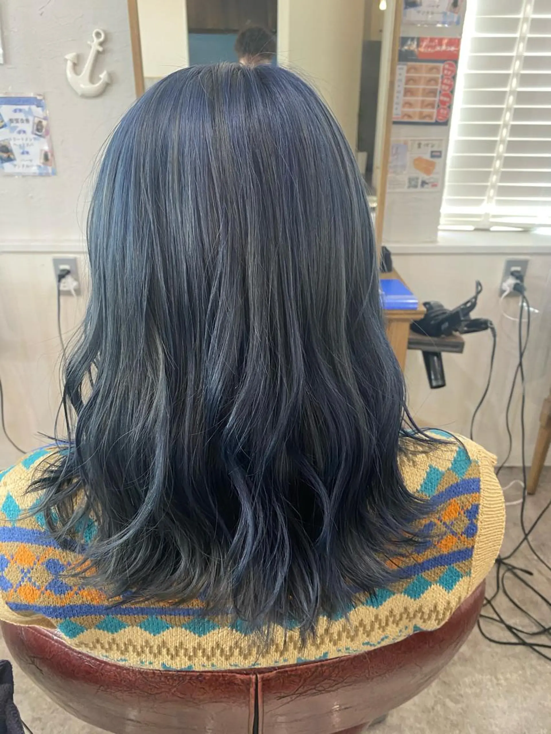 ロング カラー ヘアアレンジ new.本川越店所属・くせ毛多毛特化 高橋　淳のヘアスタイル