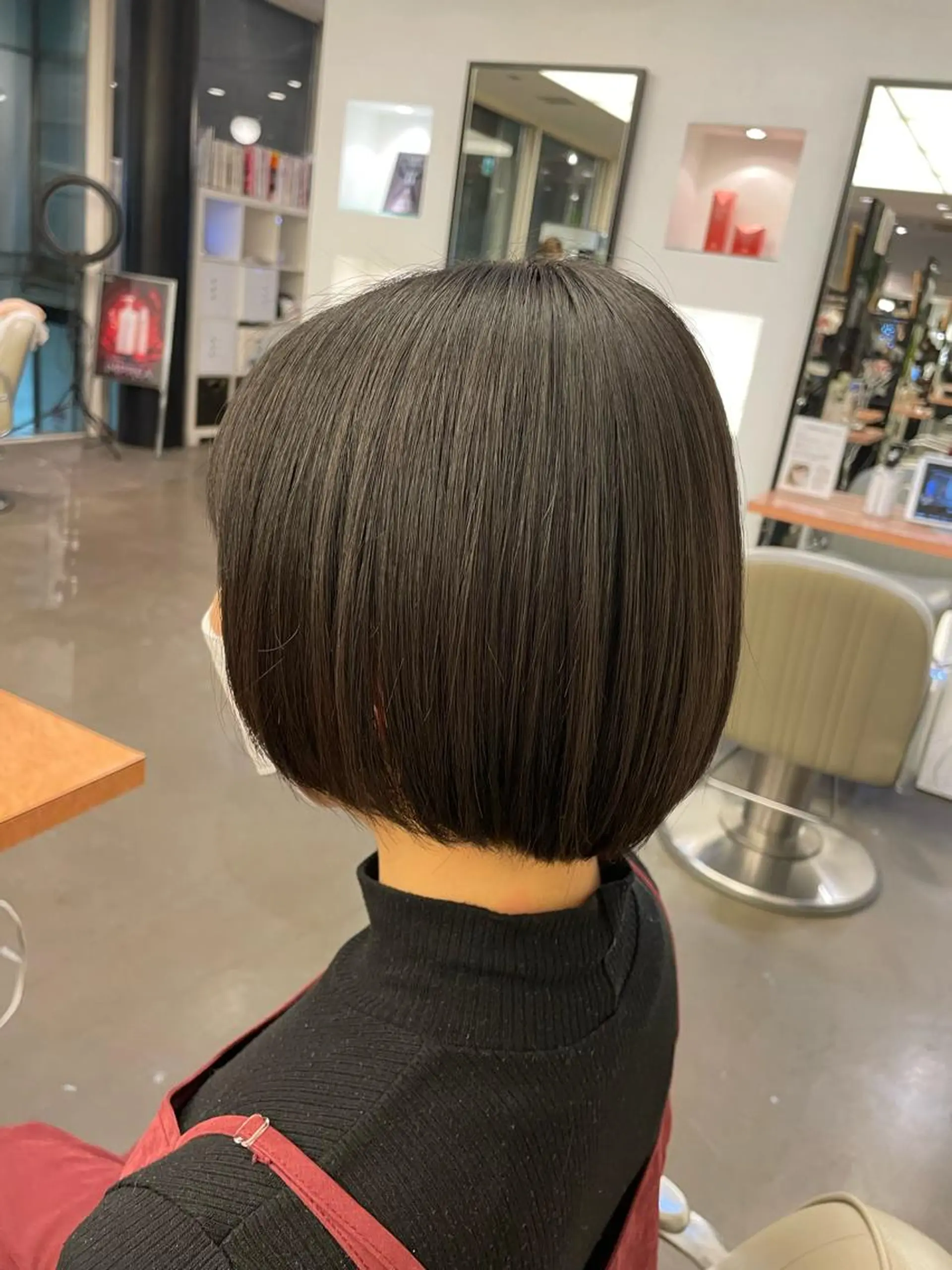 ショート ボブ 🍑まき/カット /髪質改善カラー🍑のヘアスタイル