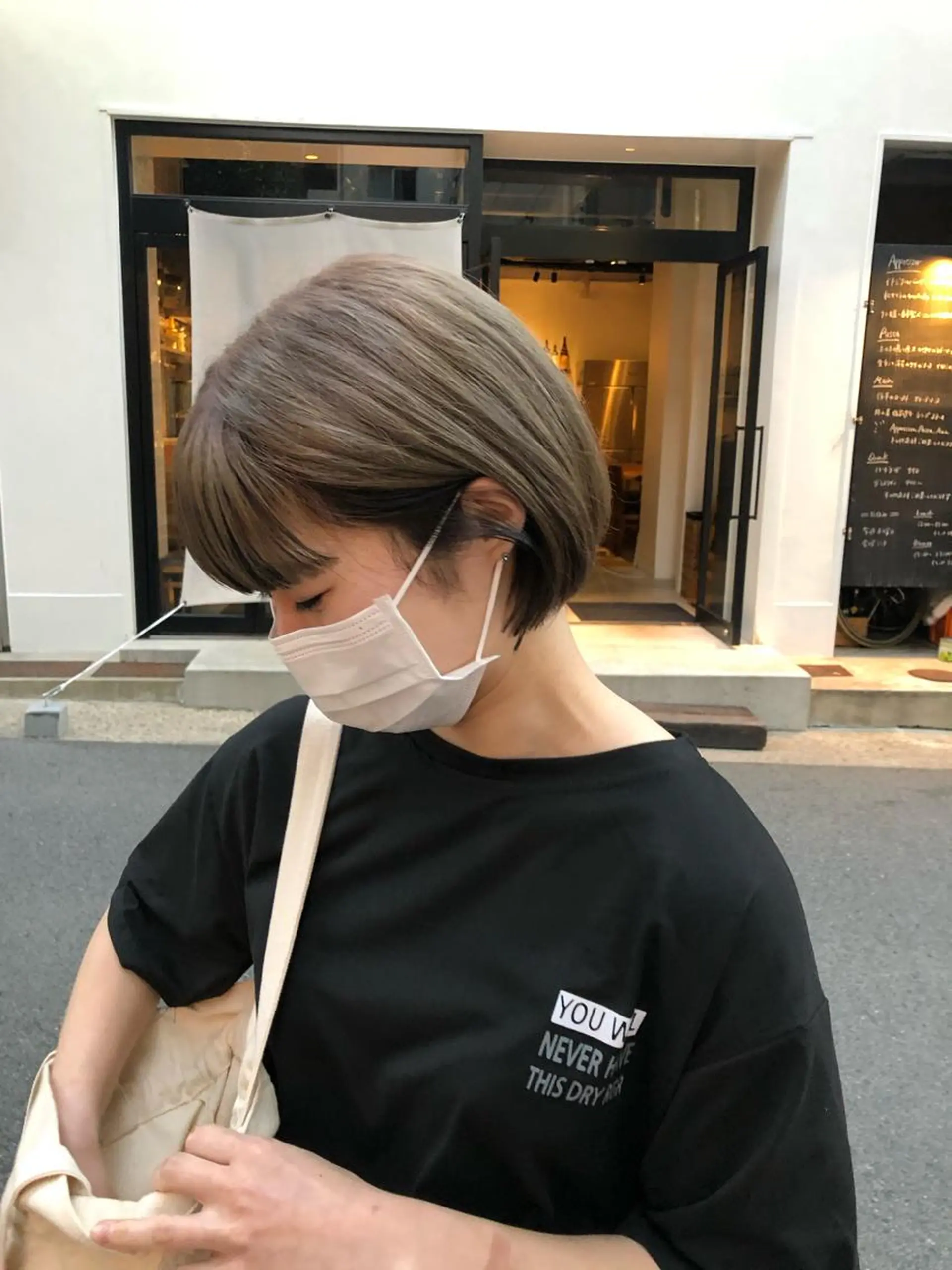 ショート ボブ ショートヘア be.perch所属・山口 朔弥のヘアスタイル