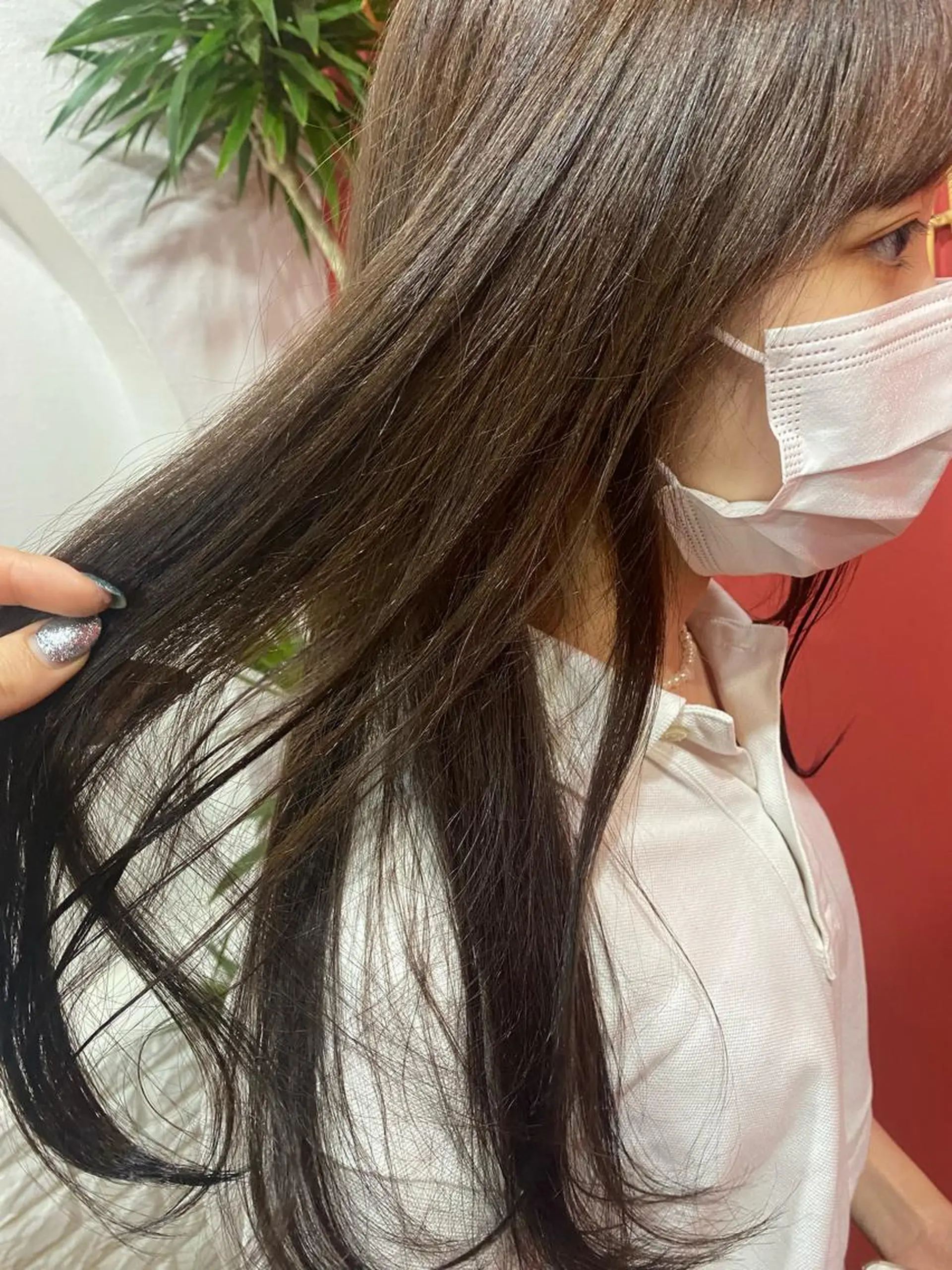 ロング 大久保 愛のヘアスタイル