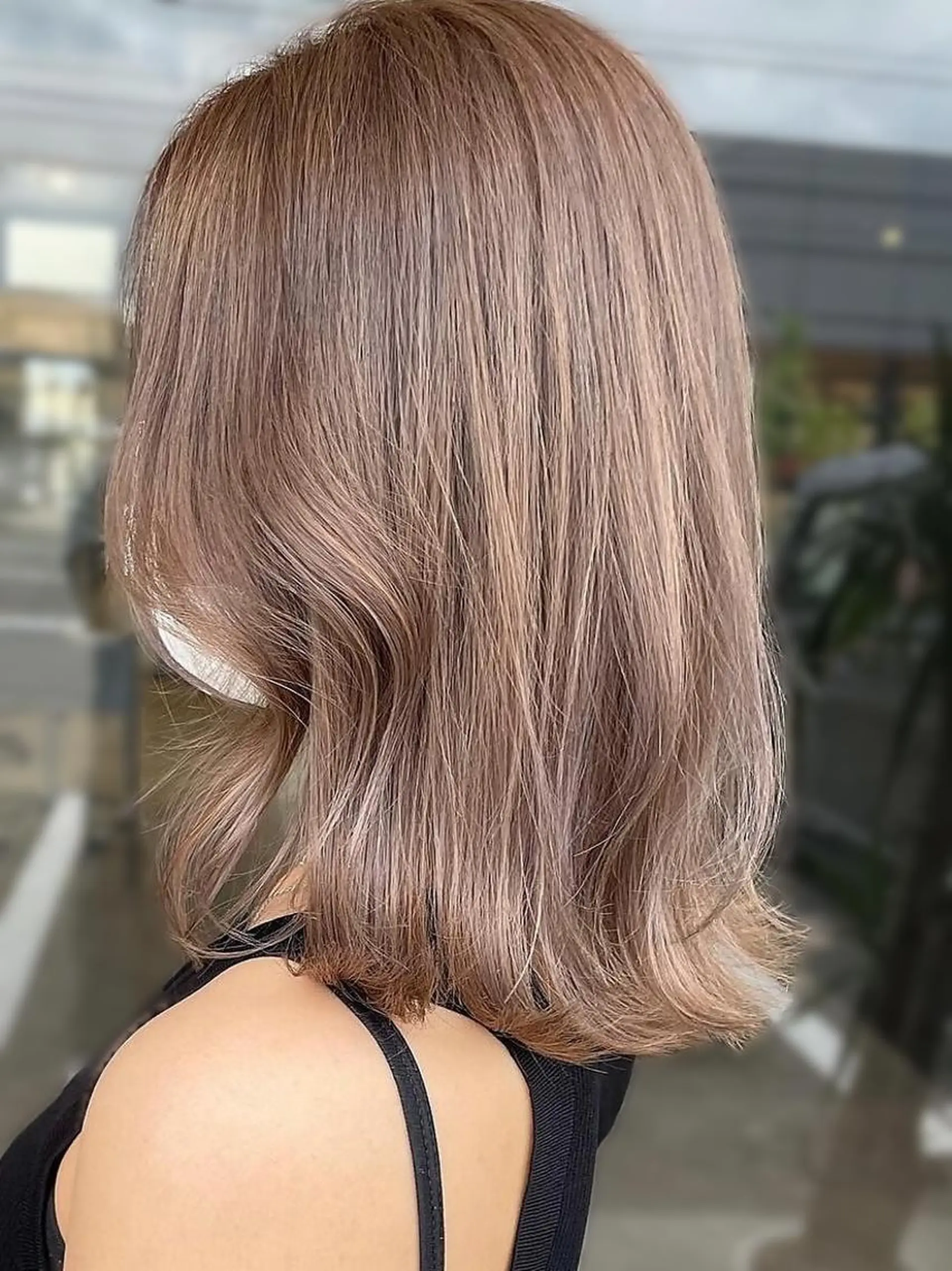 カラー ベージュカラー 透明感カラー 髪質改善 米倉 一輝のヘアスタイル
