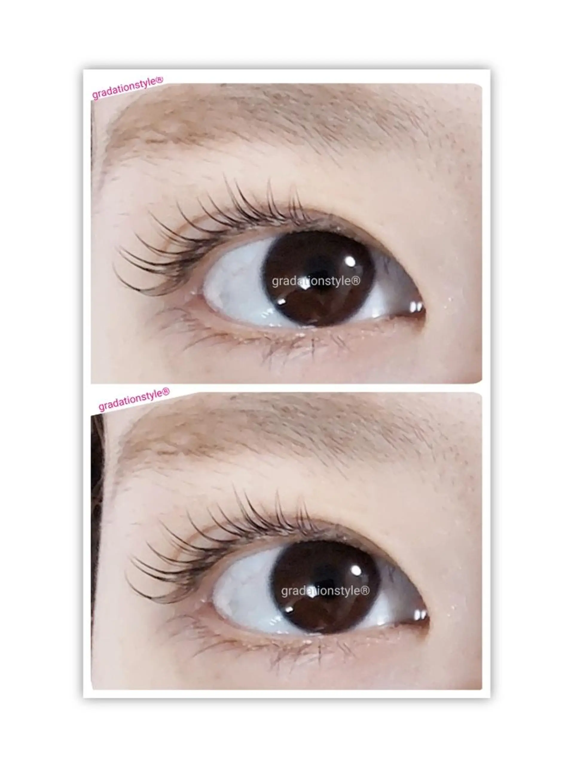 マツエク・マツパ キュート 一重×まつ毛パーマ 🎼グラデーション スタイル札幌♫*✧のマツエク・マツパデザイン