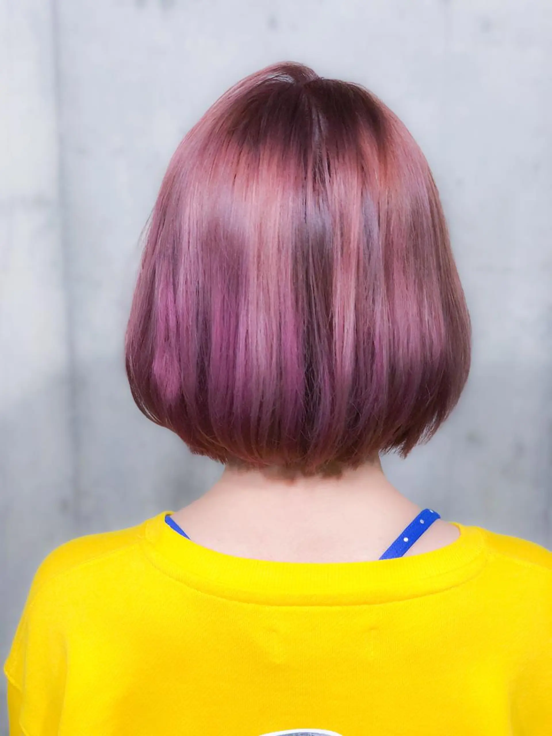 ショート カラー ラベンダーカラー ピンクカラー ピンクラベンダー 北條 優輝のヘアスタイル