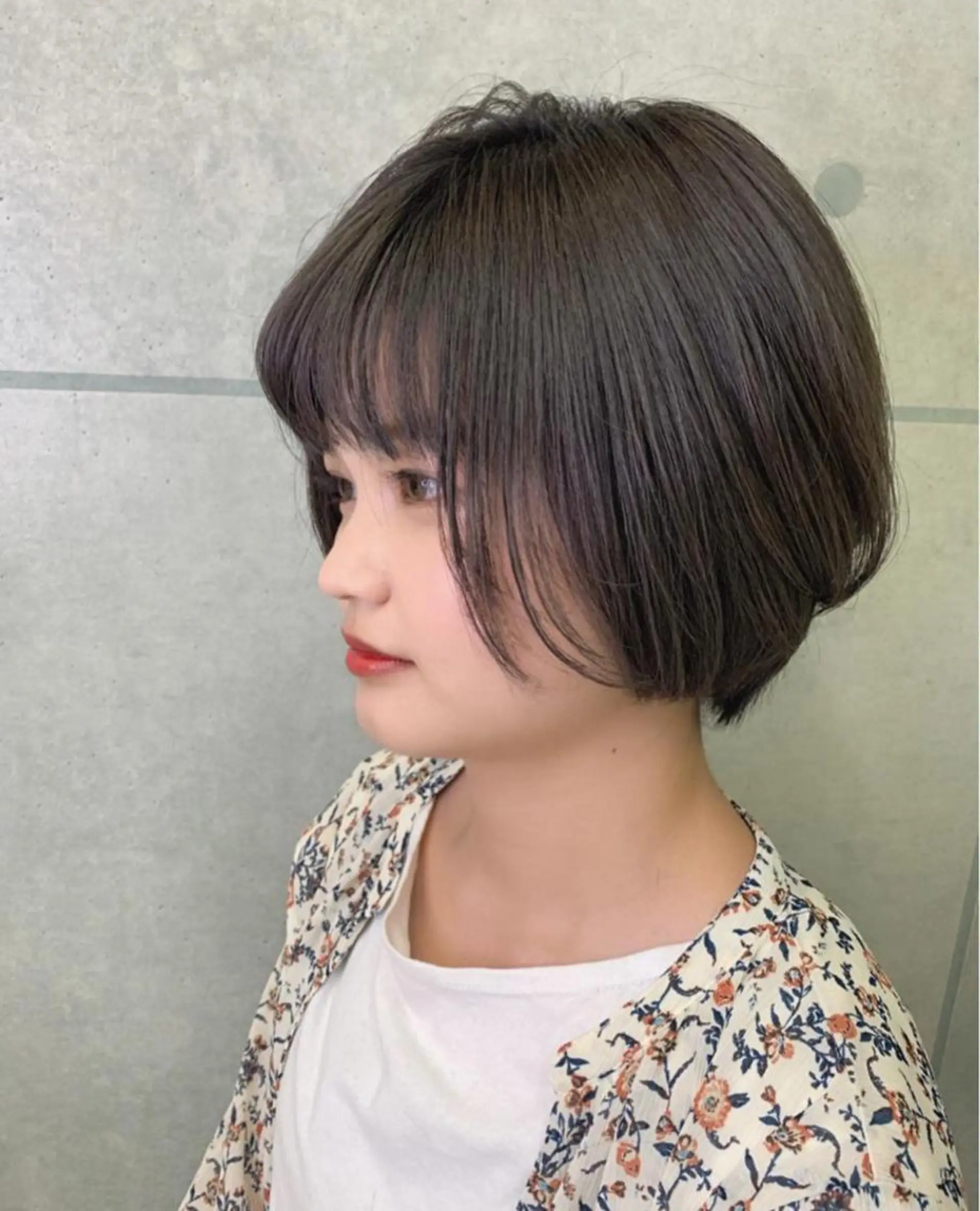 ショート カラー イルミナカラー ショートヘア neaf【六本木】所属・韓国/愛されレイヤー 六本木/yuri🎀のヘアスタイル