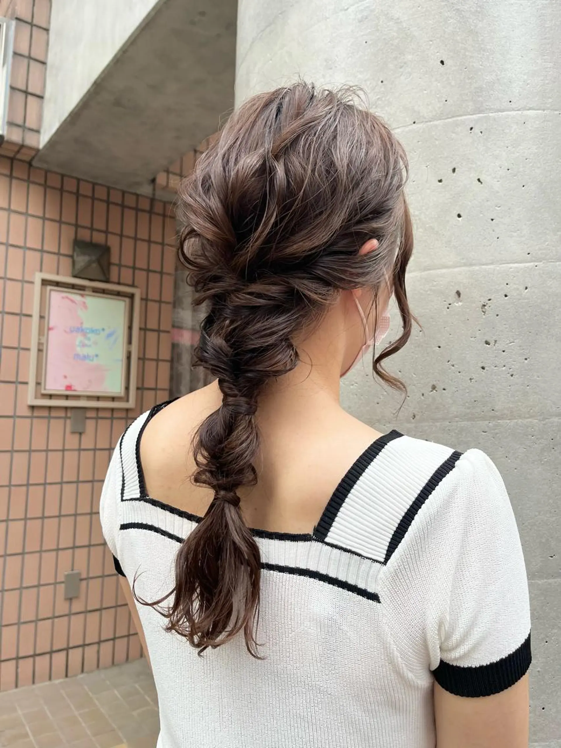 ロング ヘアセット 髪質改善カラー☆ ヘアアレンジmiyuのヘアスタイル
