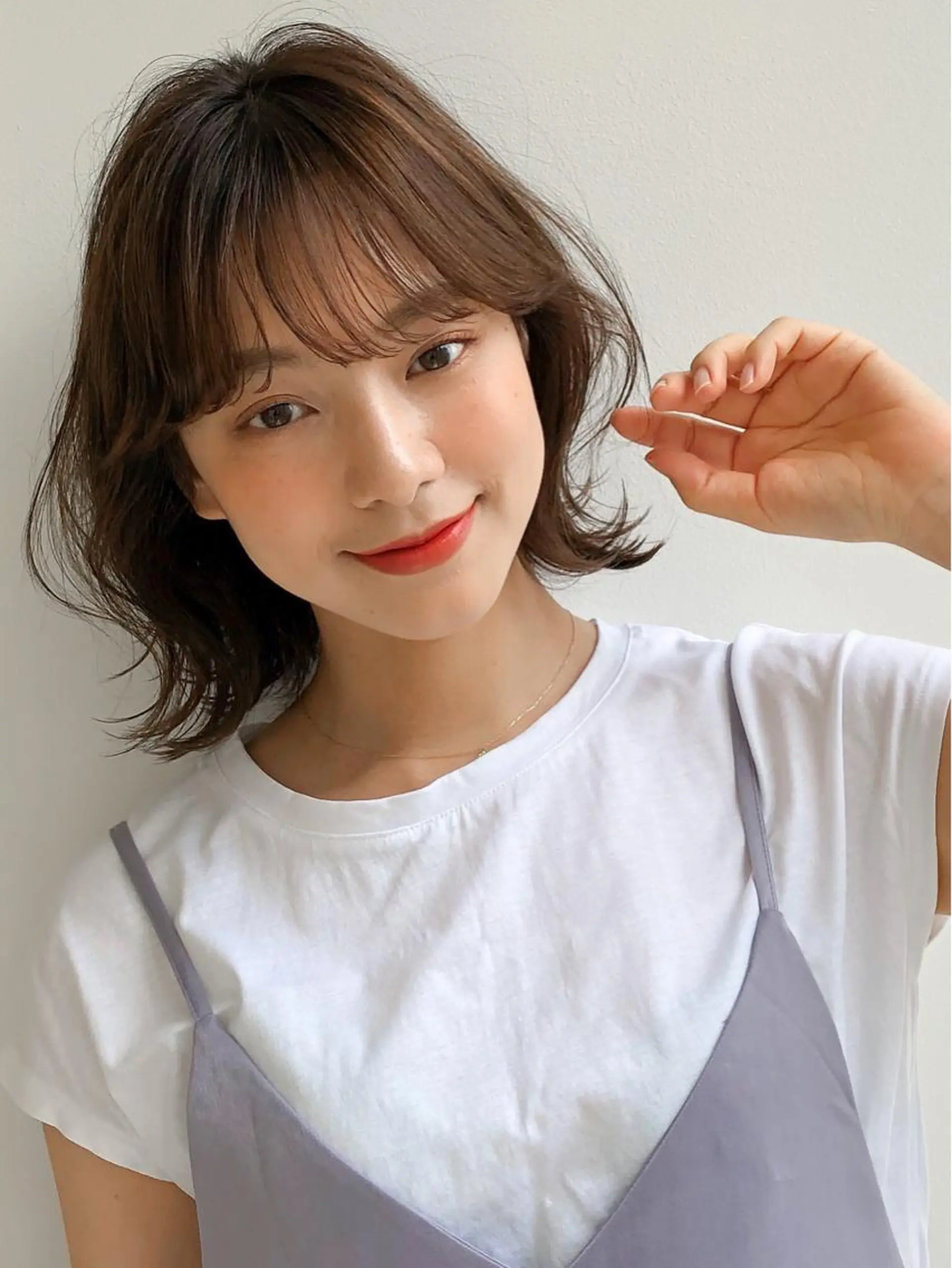 ショート カラー ボブ くびれヘア 佐藤 侑哉のヘアスタイル