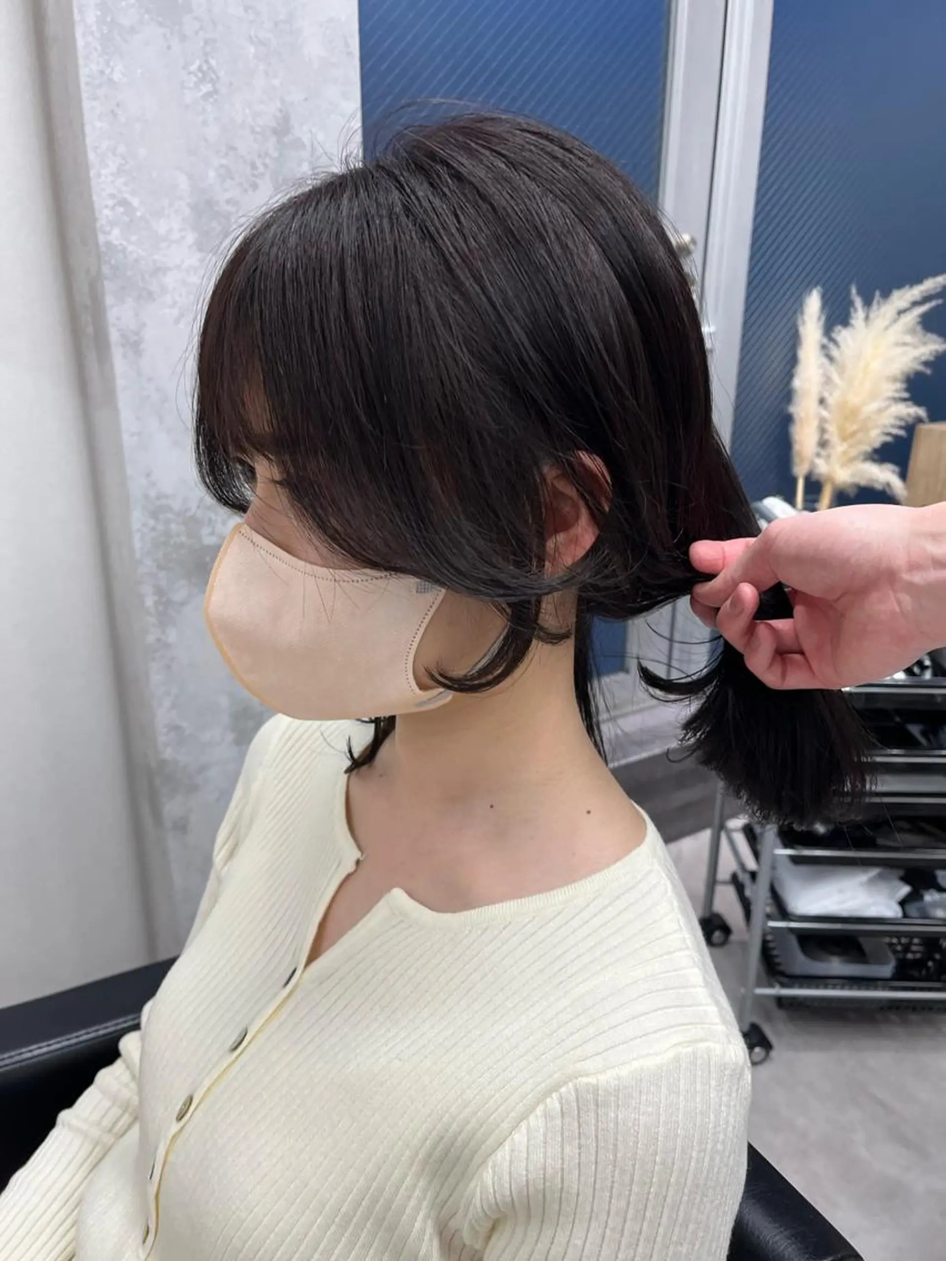 ミディアム カラー ヘアアレンジ カット umu.［韓国ヘア /レイヤーカット］のヘアスタイル