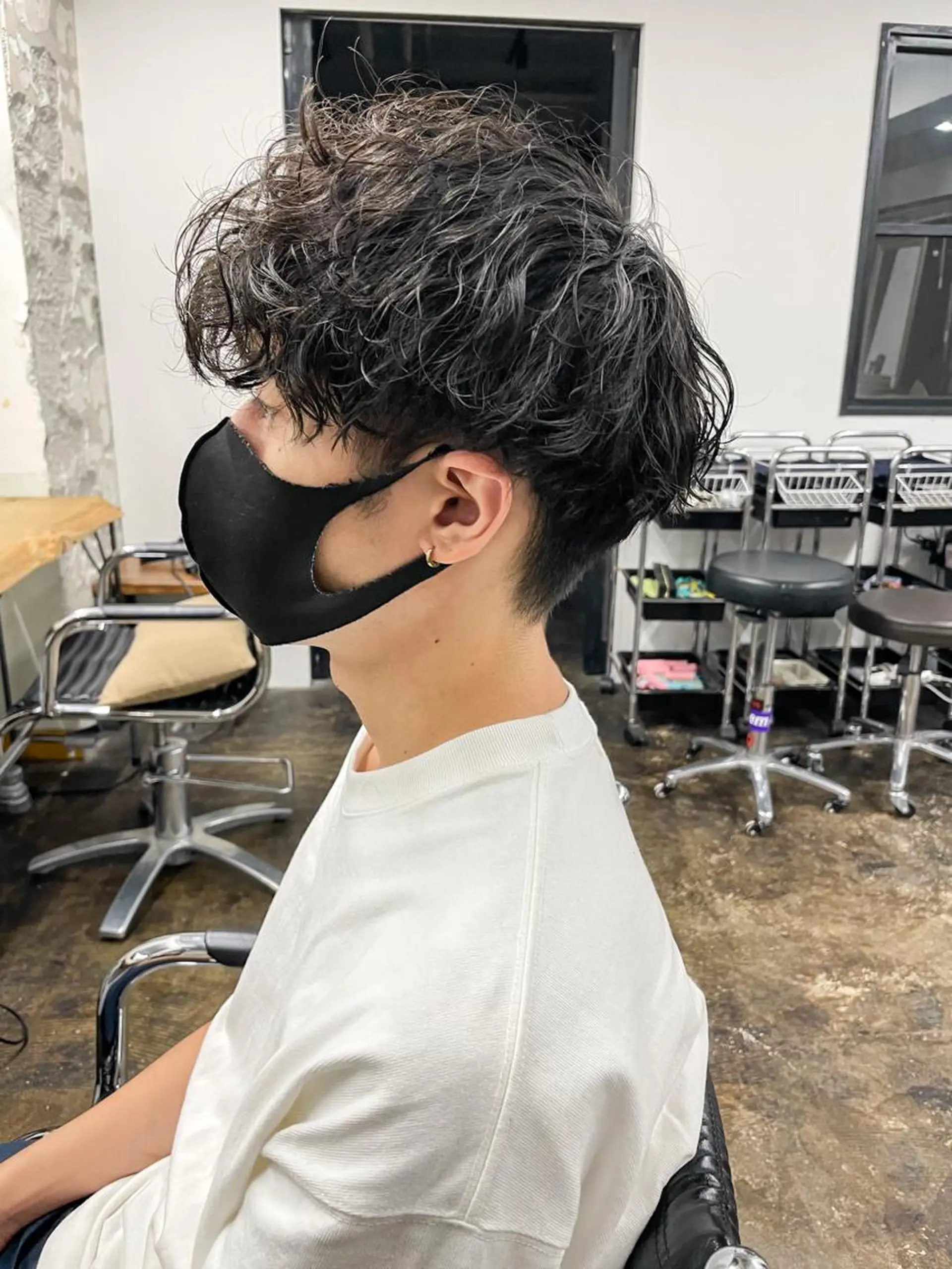 ショート パーマ メンズ メンズパーマ メンズ特化ryoのヘアスタイル