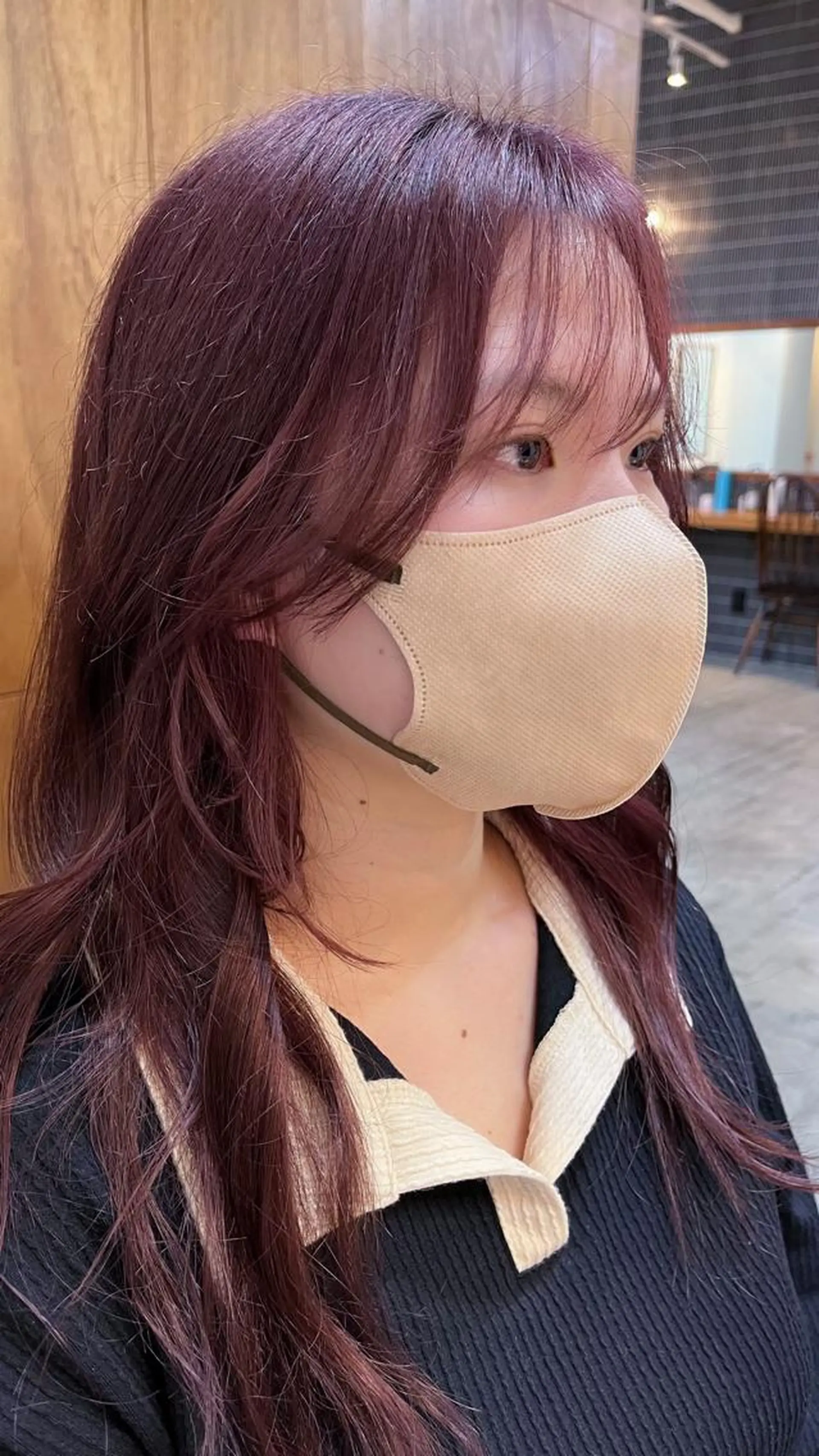 ミディアム KOCHAB 中村穂風のヘアスタイル