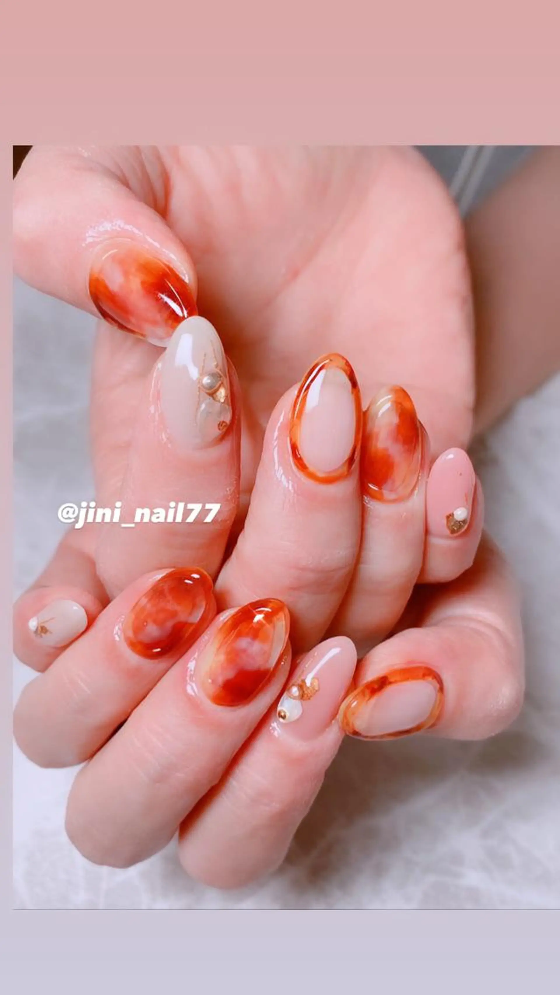 ネイル ハンドネイル JINI NAIL所属・ジニ ネイルのネイルデザイン