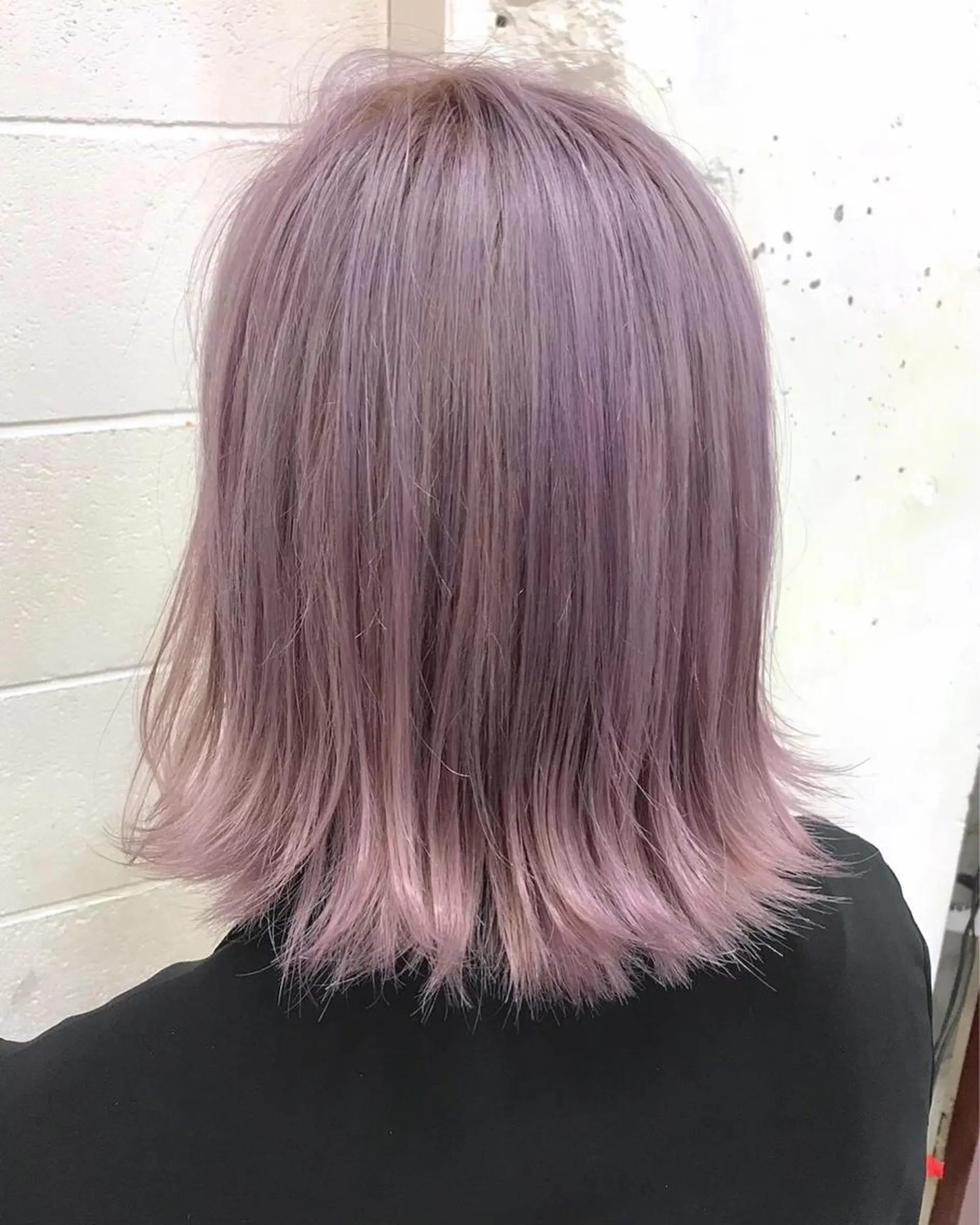 ミディアム カラー 🫧縮毛矯正特化🫧 クシビキマユノ🐣のヘアスタイル