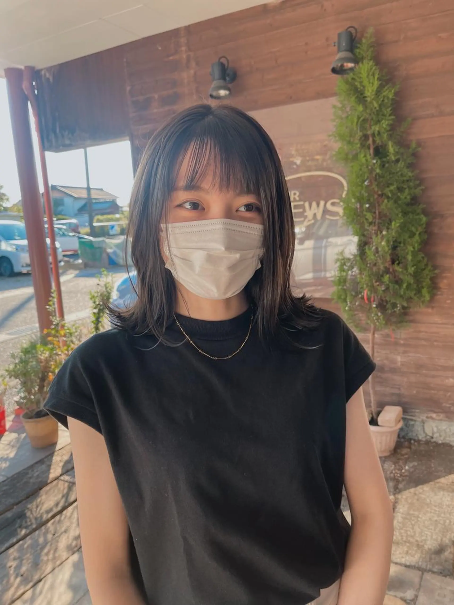 ミディアム カラー カット ヘアカラー トリートメント ヘアニュース所属・ヘアーニュース 🌿NAMII🌿のヘアスタイル