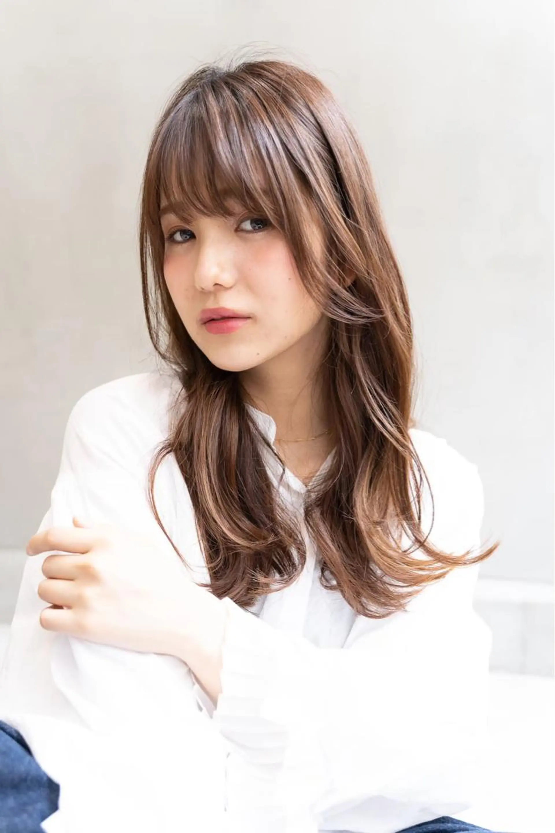 セミロング カラー パーマ ヘアアレンジ メンズ キッズ ネイル マツエク・マツパ カット ヘアカラー トリートメント ヘアセット 韓国ヘア🫧 KAZUTOのヘアスタイル