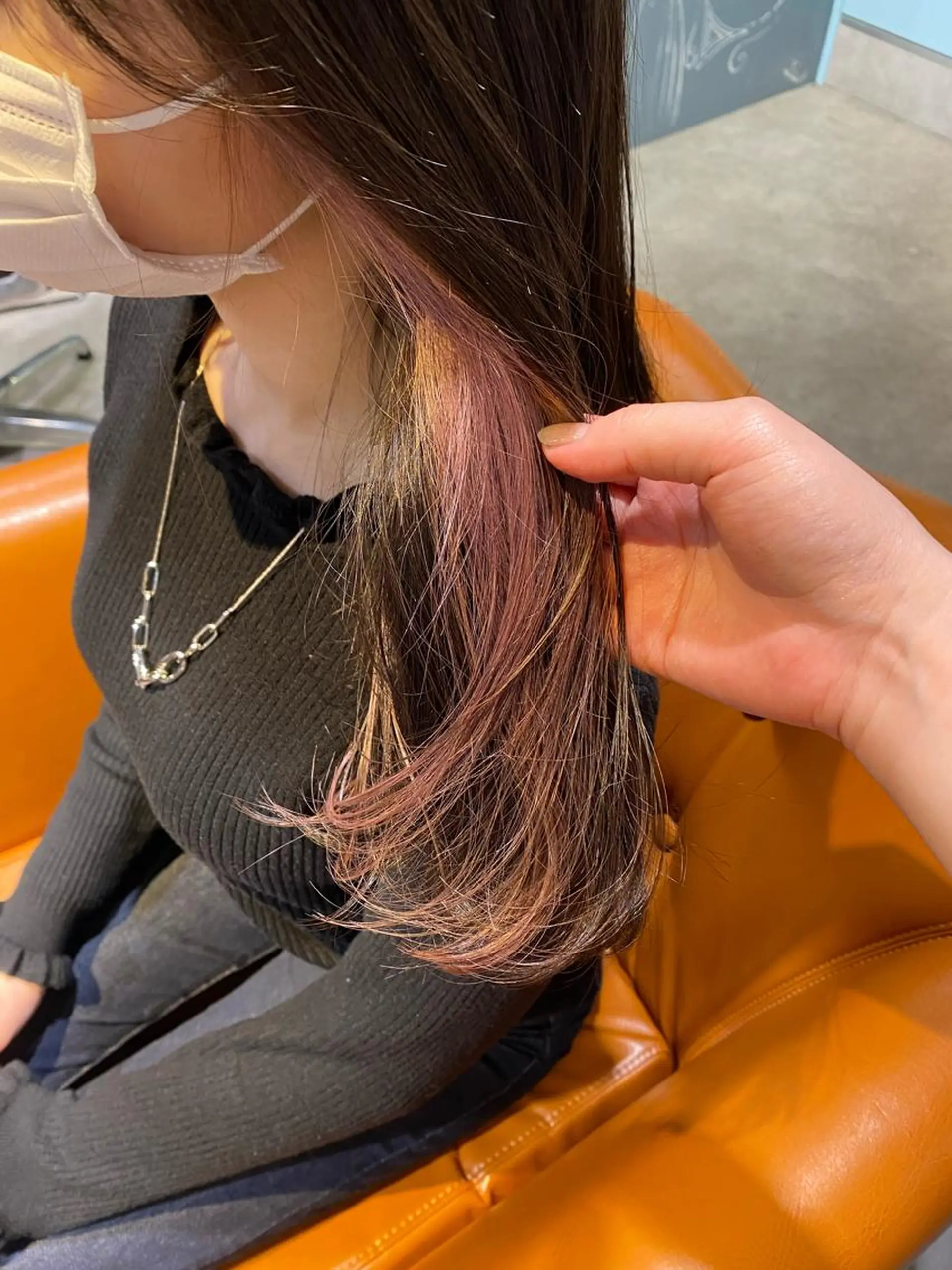 セミロング GO TODAY SHAiRE SALON 原宿Stella店所属・𓍯柔らかhair 𓍯 yukinoのヘアスタイル