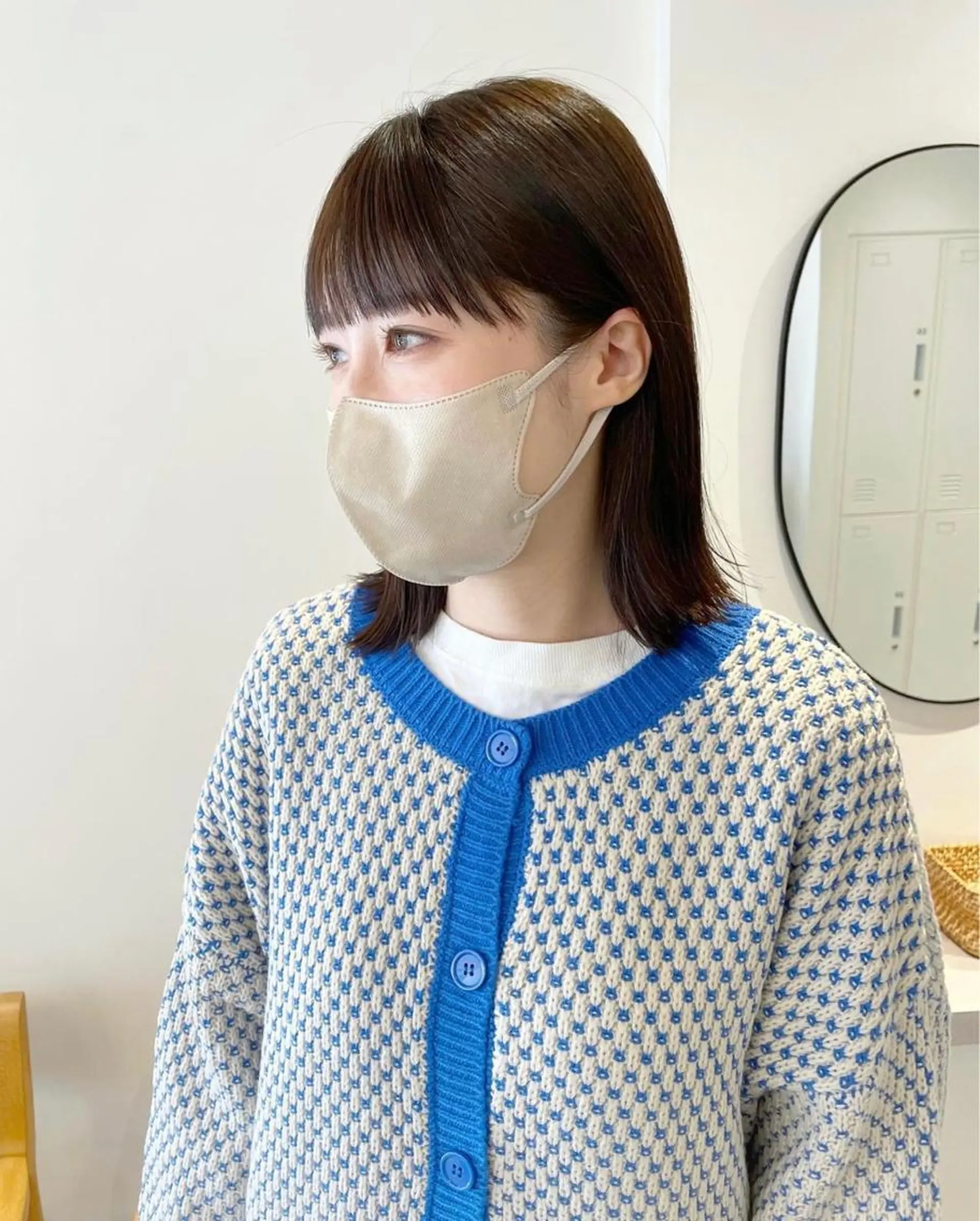 ミディアム カラー ヘアカラー 池田 未瑠のヘアスタイル