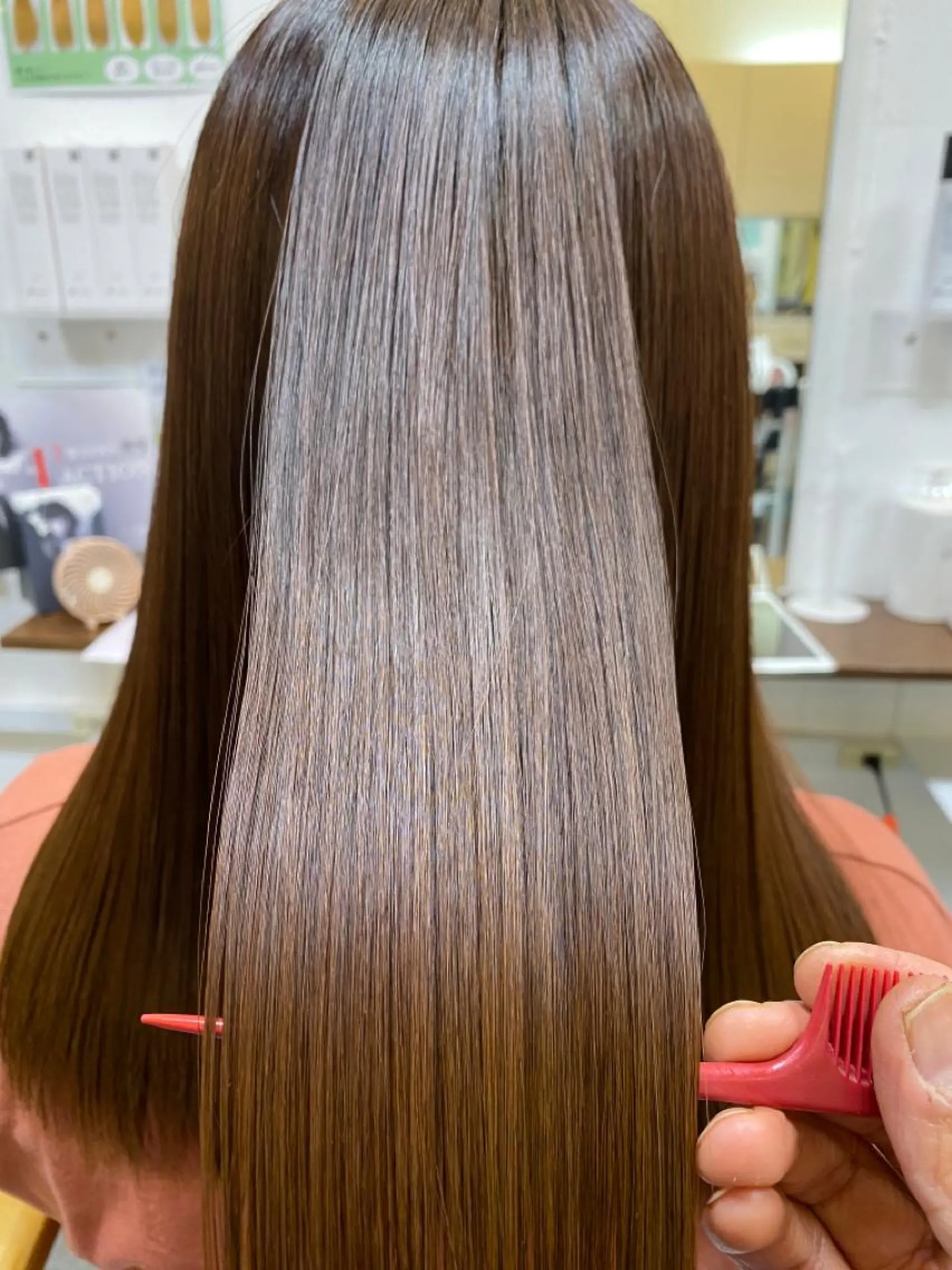 ロング カラー 髪質改善 トリートメント カット ヘアカラー トリートメント 【髪質改善】に特化 オリーブオイルクラブのヘアスタイル