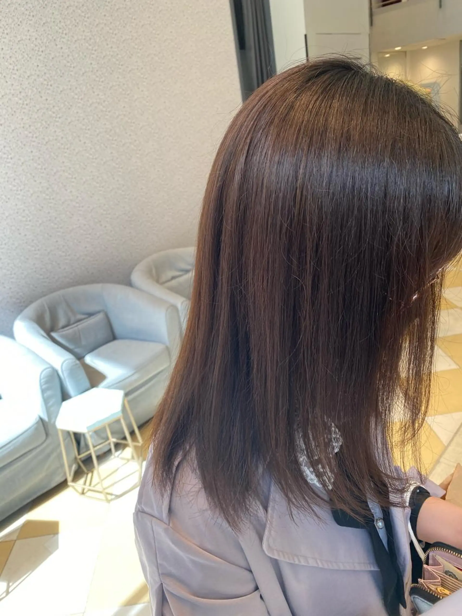 セミロング カラー トリートメント Kou所属・💜髪質改善美髪💜 星野清光のヘアスタイル