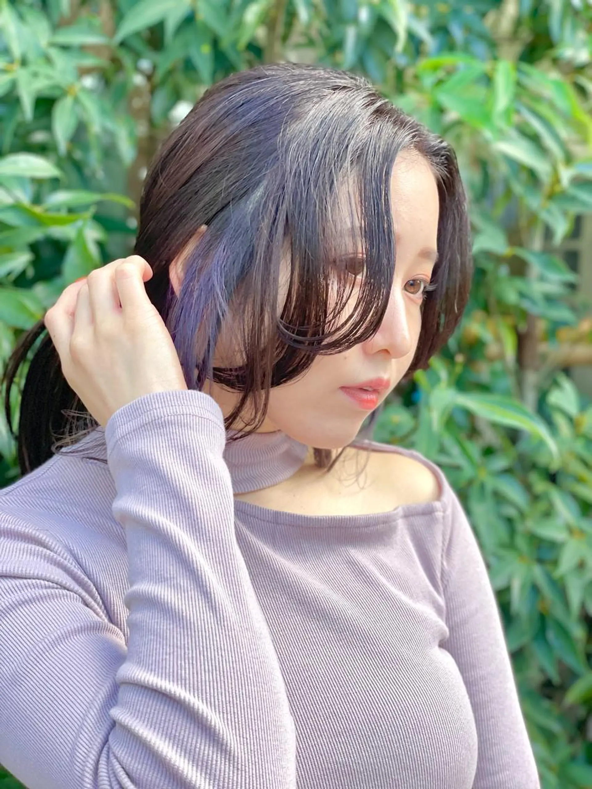 ロング カラー インナーカラー ラベンダーカラー 【大人ショート/ボブ モデル募集】　Seiのヘアスタイル