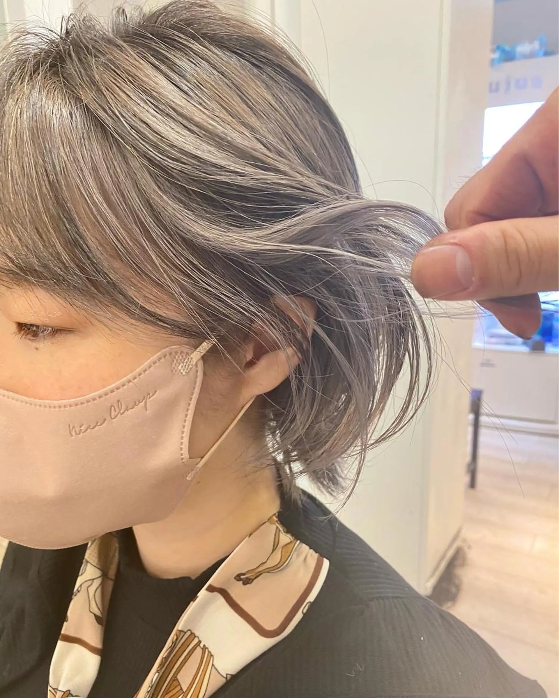 ミディアム カラー ヘアアレンジ インナーカラー 渋谷✨yuto✨全 メニュー得意です🙏のヘアスタイル
