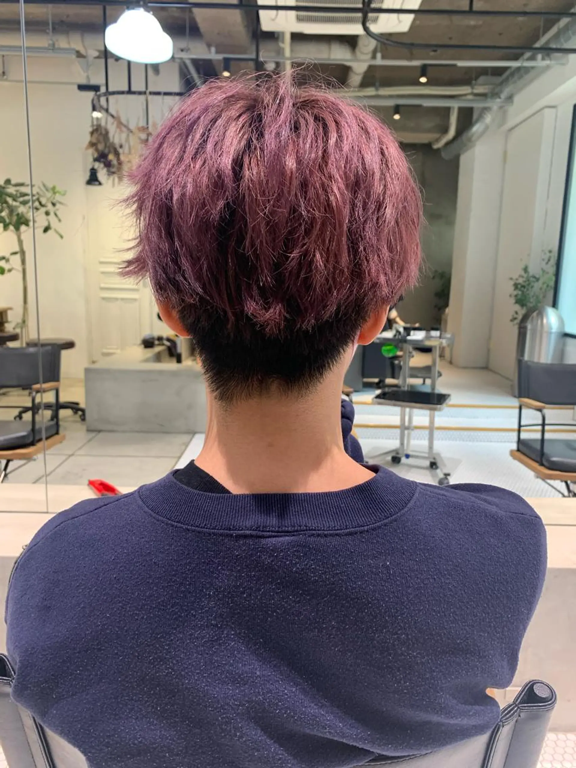 ショート メンズ センターパート メンズパーマの達人 🌟川内絵人のヘアスタイル