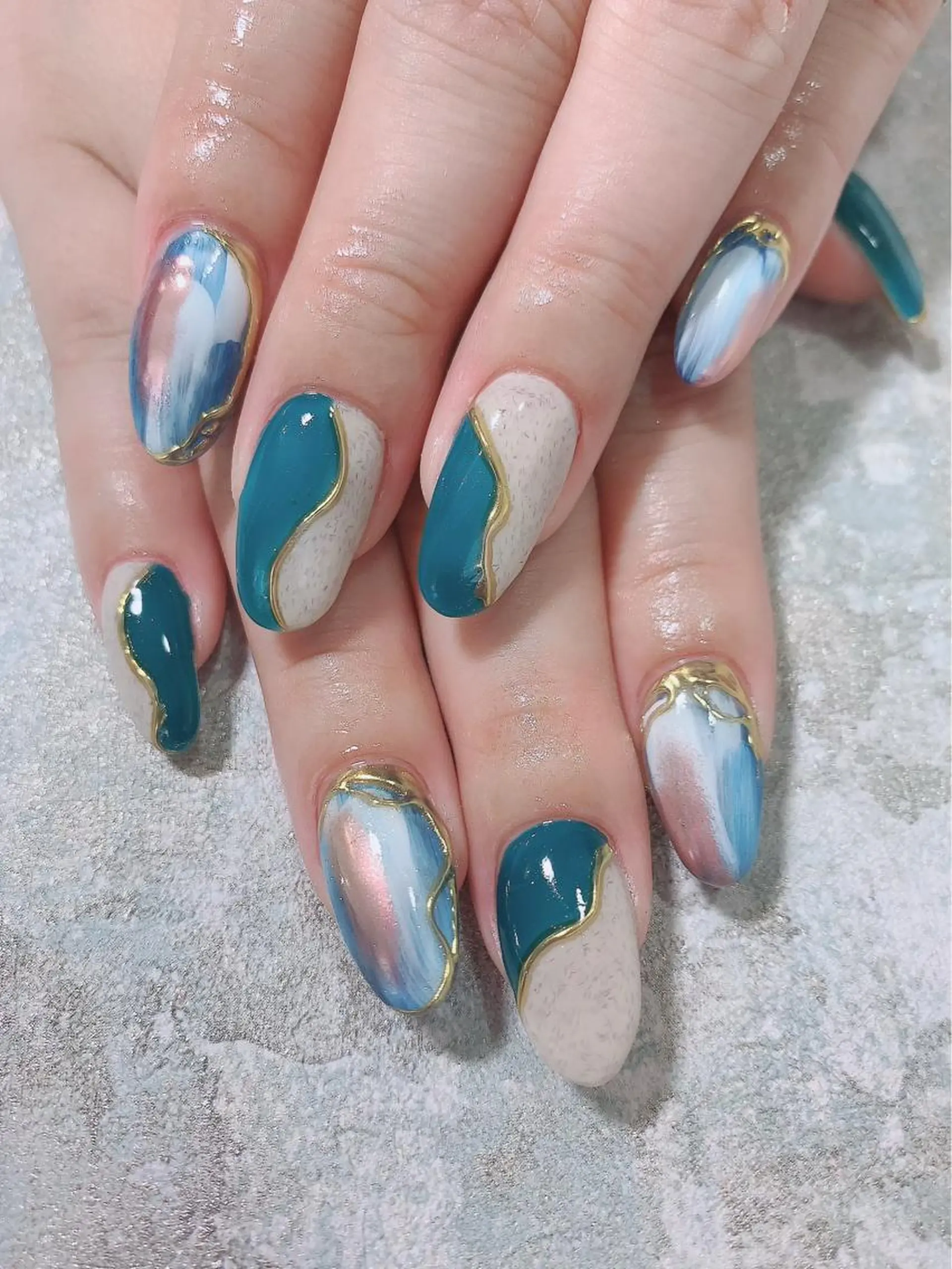 ネイル ハンドネイル AMIRA Aのネイルデザイン