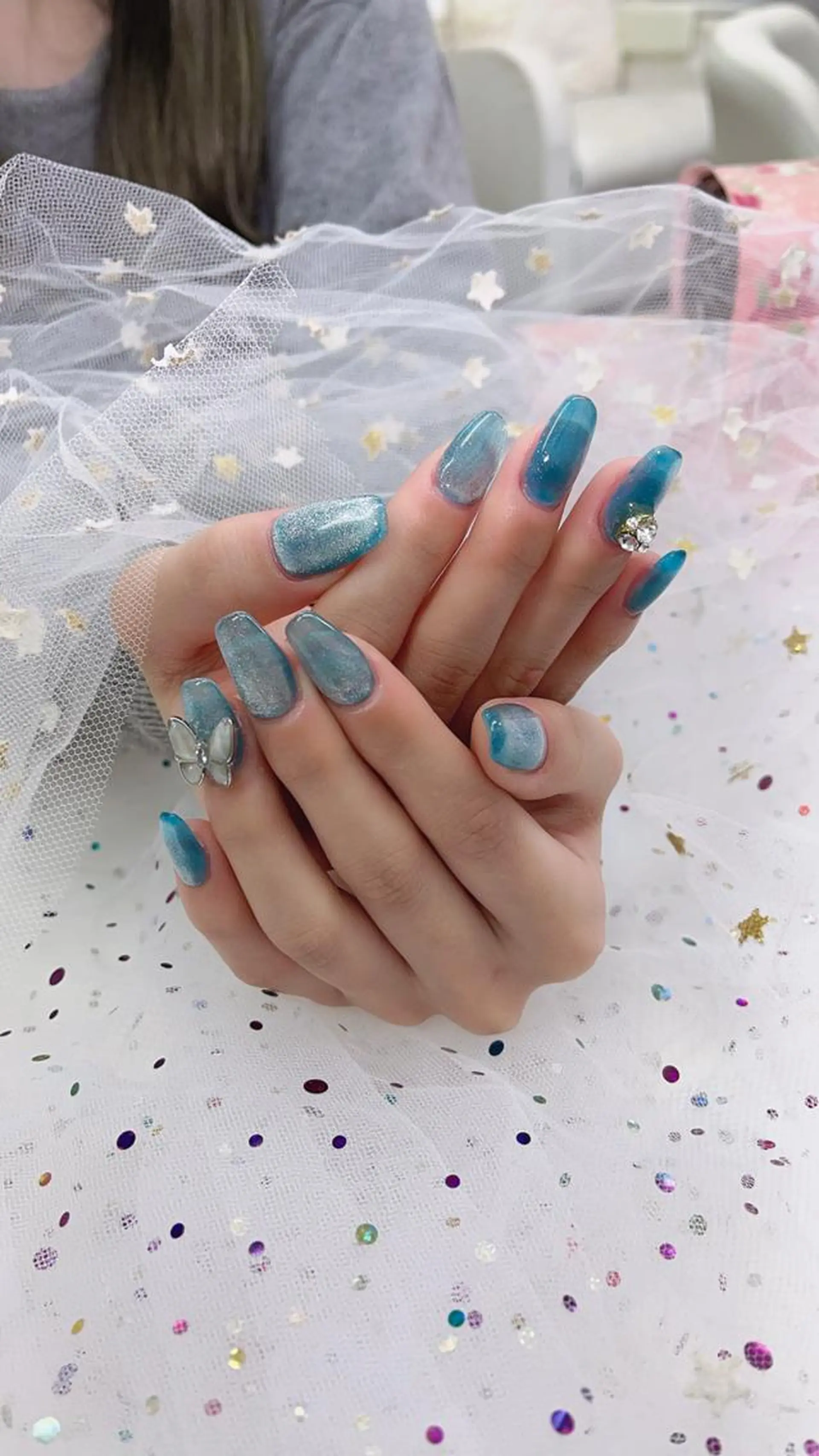 ネイル 🦋ネイルサロン ブラン🌈ゆりのネイルデザイン