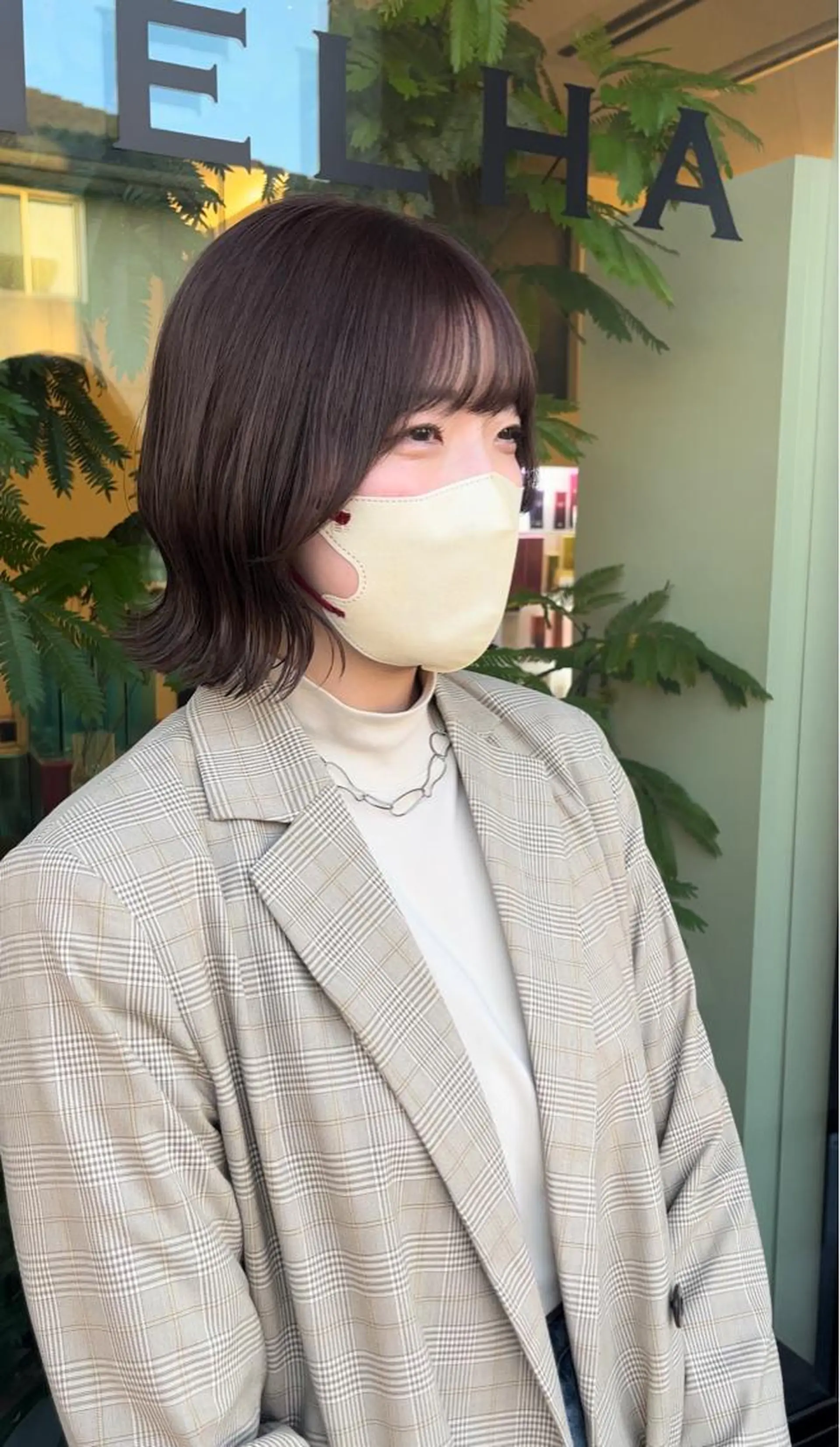ショート カラー グレージュ ピンクカラー カット ヘアカラー トリートメント GISELAジゼラ所属・手塚 亮汰のヘアスタイル